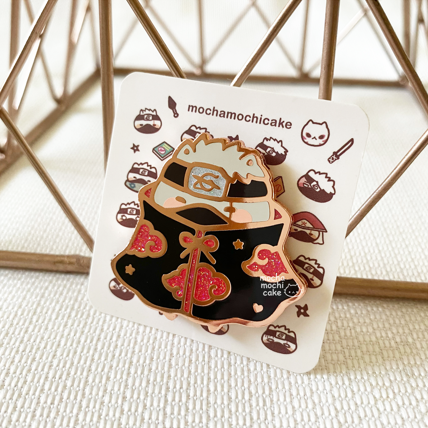 Akatsuki Kakashi Kitty Hard Enamel Pin | Naruto