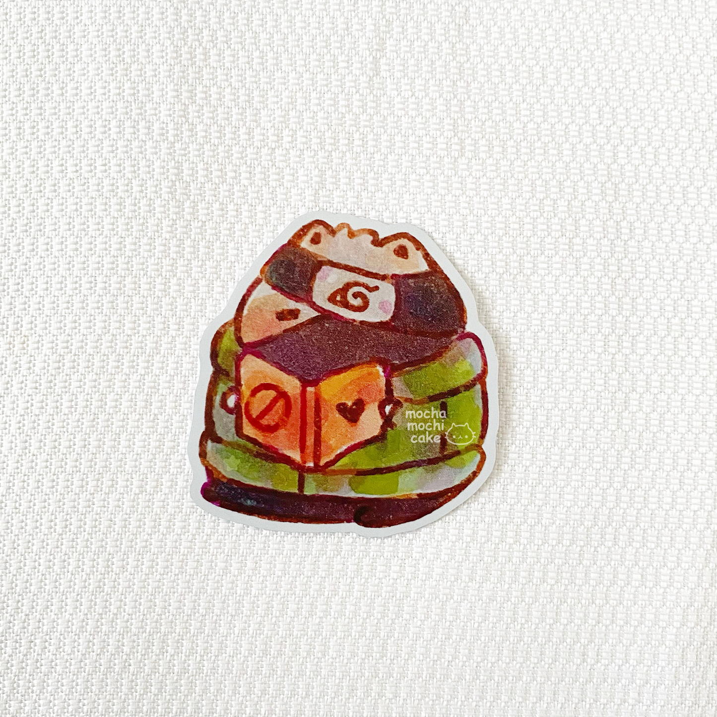 Kitty Kakashi Vinyl Sticker | Naruto