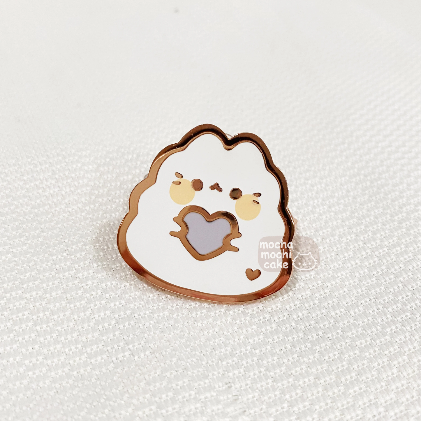 Fluffy Chonky Cat Hard Enamel Pin