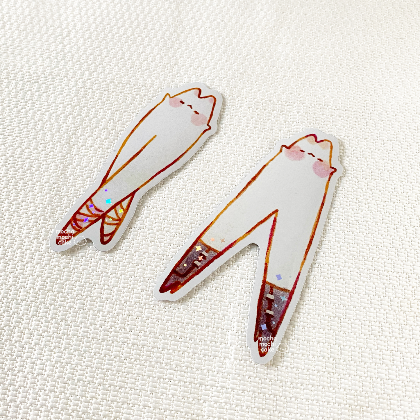 Long Legs Kitties Vinyl Sticker Set
