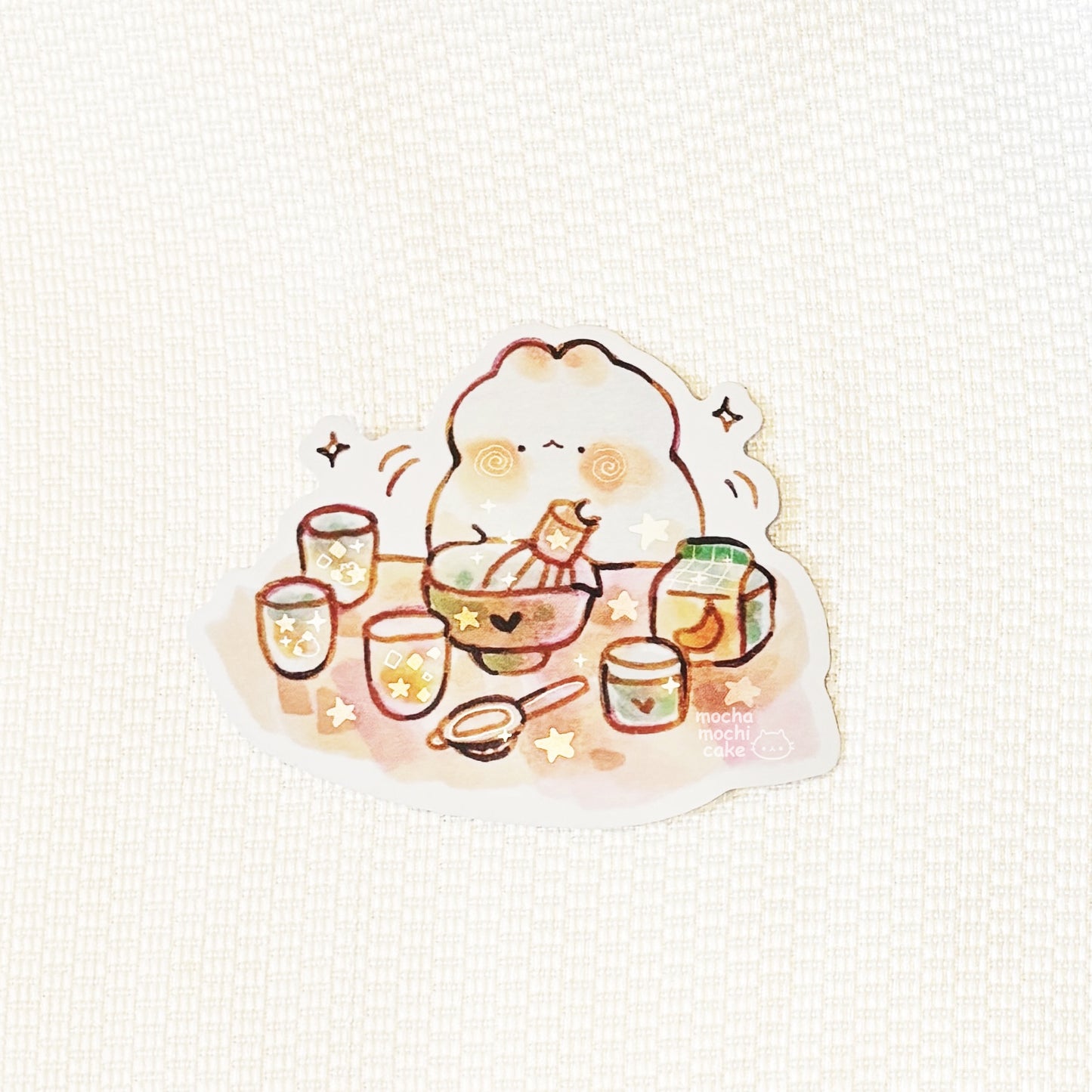 Making Matcha Vinyl Sticker