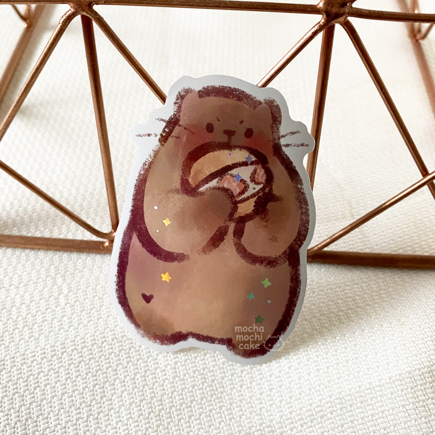Marmot Donut Vinyl Sticker