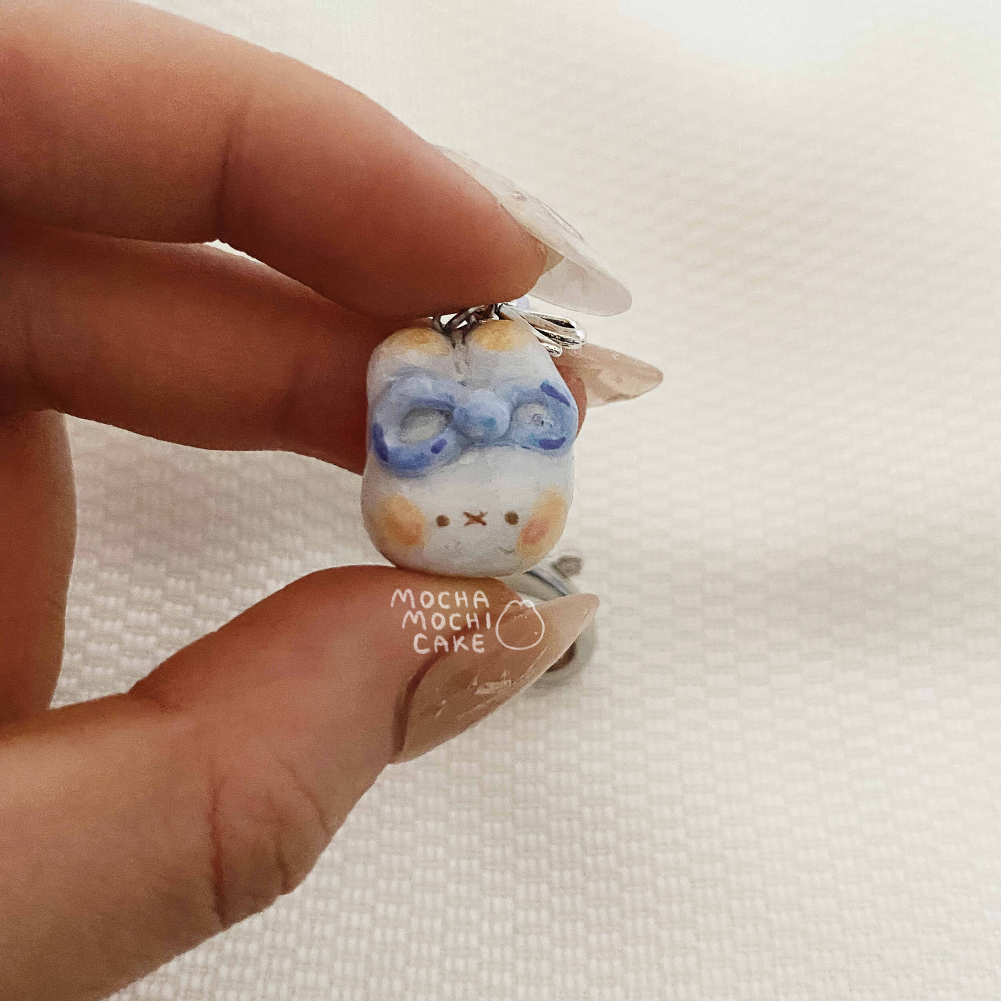 Miffy Polymer Clay Keychain