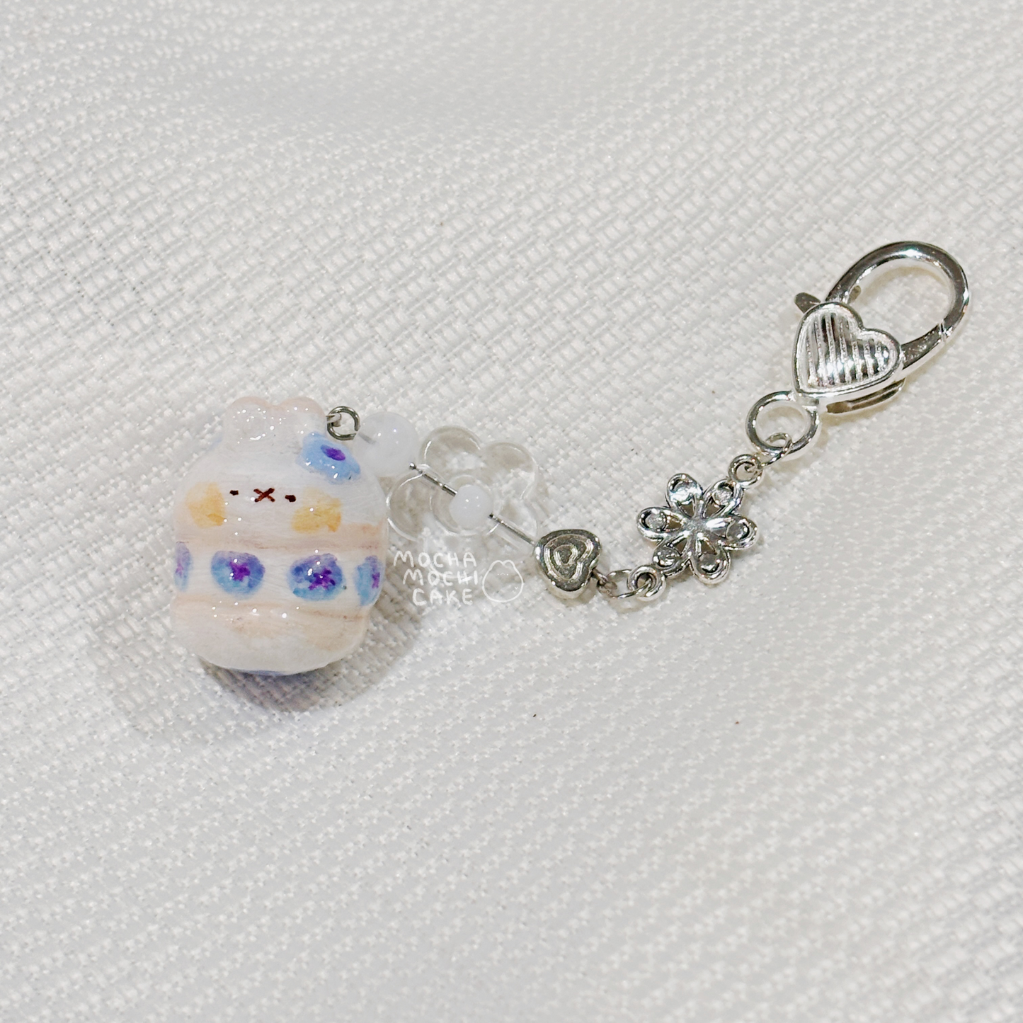 Miffy Blueberry Sando Polymer Clay Keychain