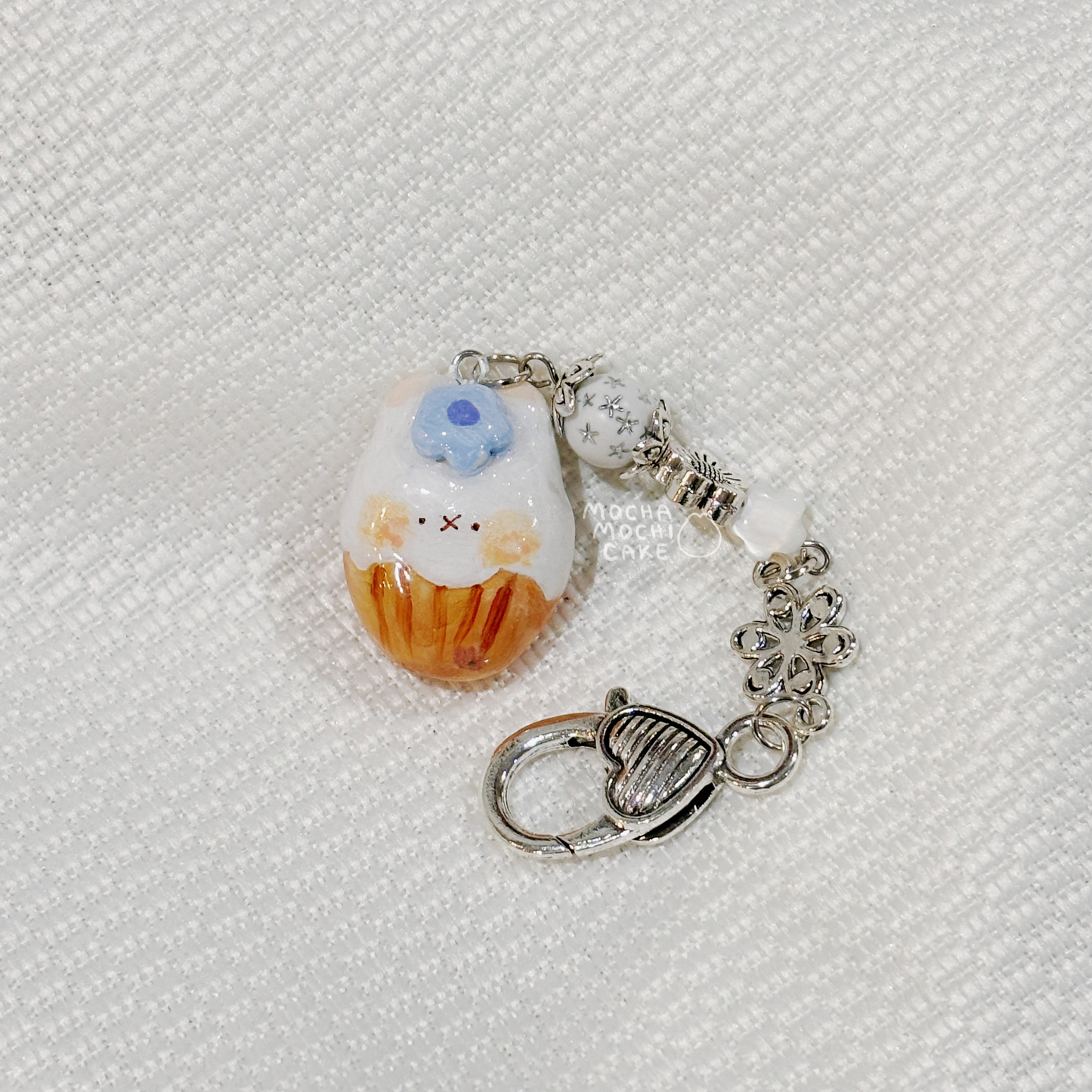 Miffy Madeleine Polymer Clay Keychain