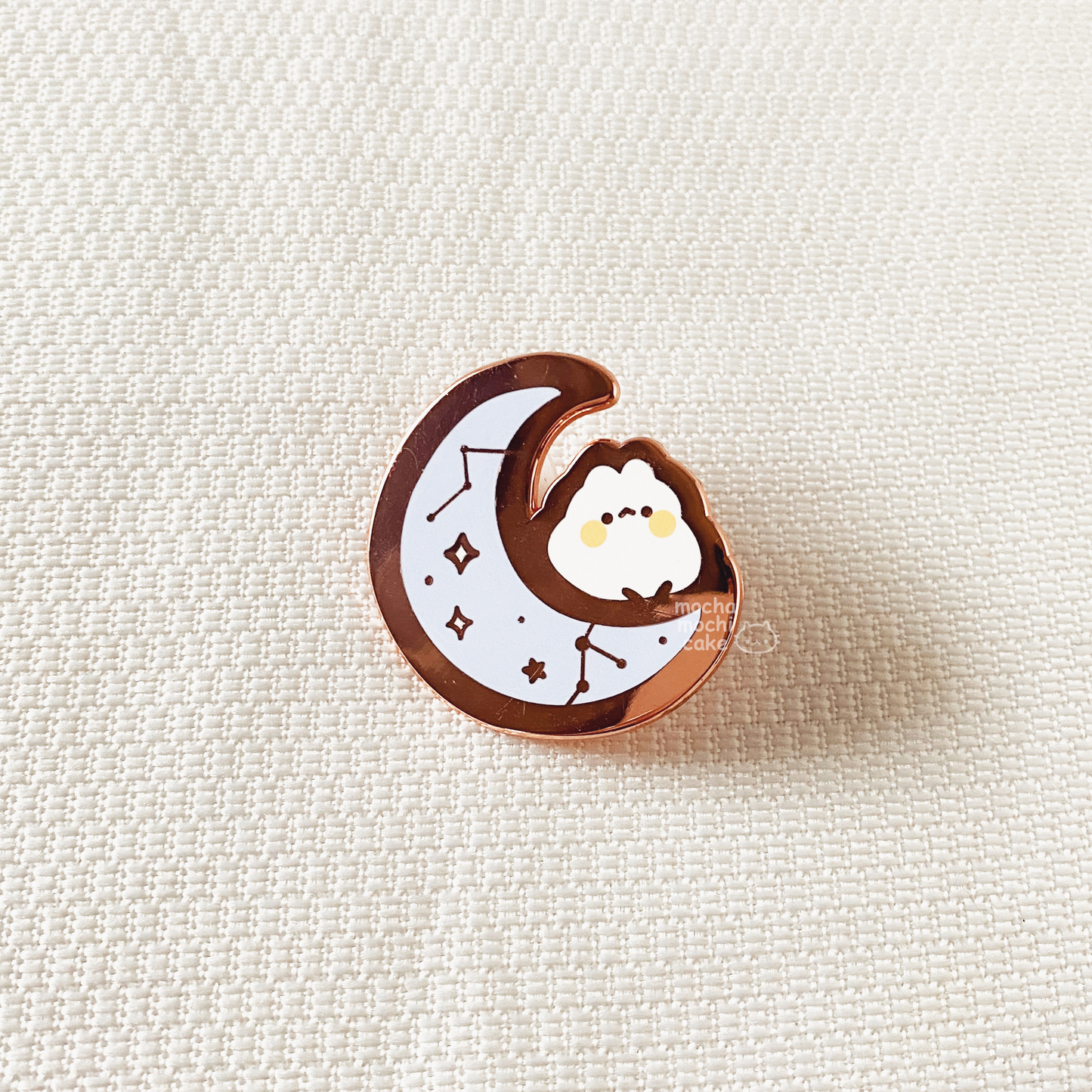 Dreamy Moon Bunny Hard Enamel Pin