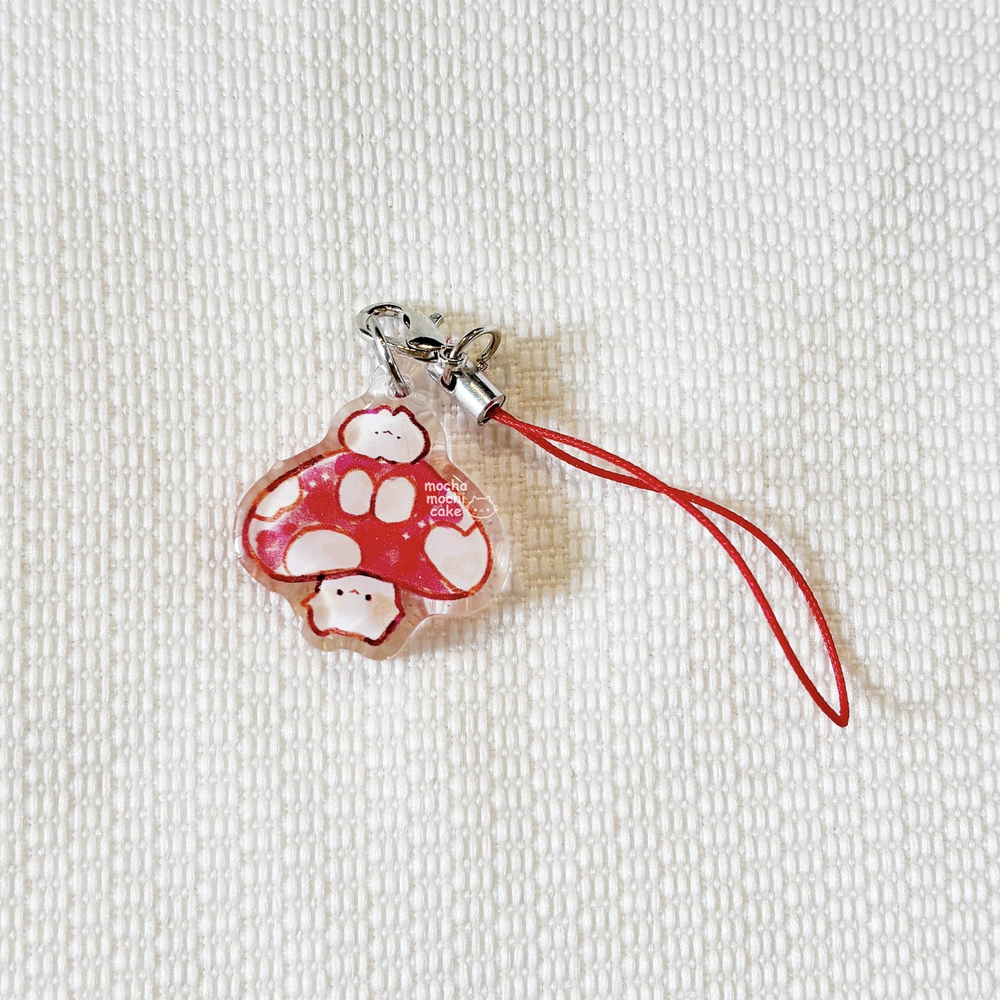Mushroom Phone Charm