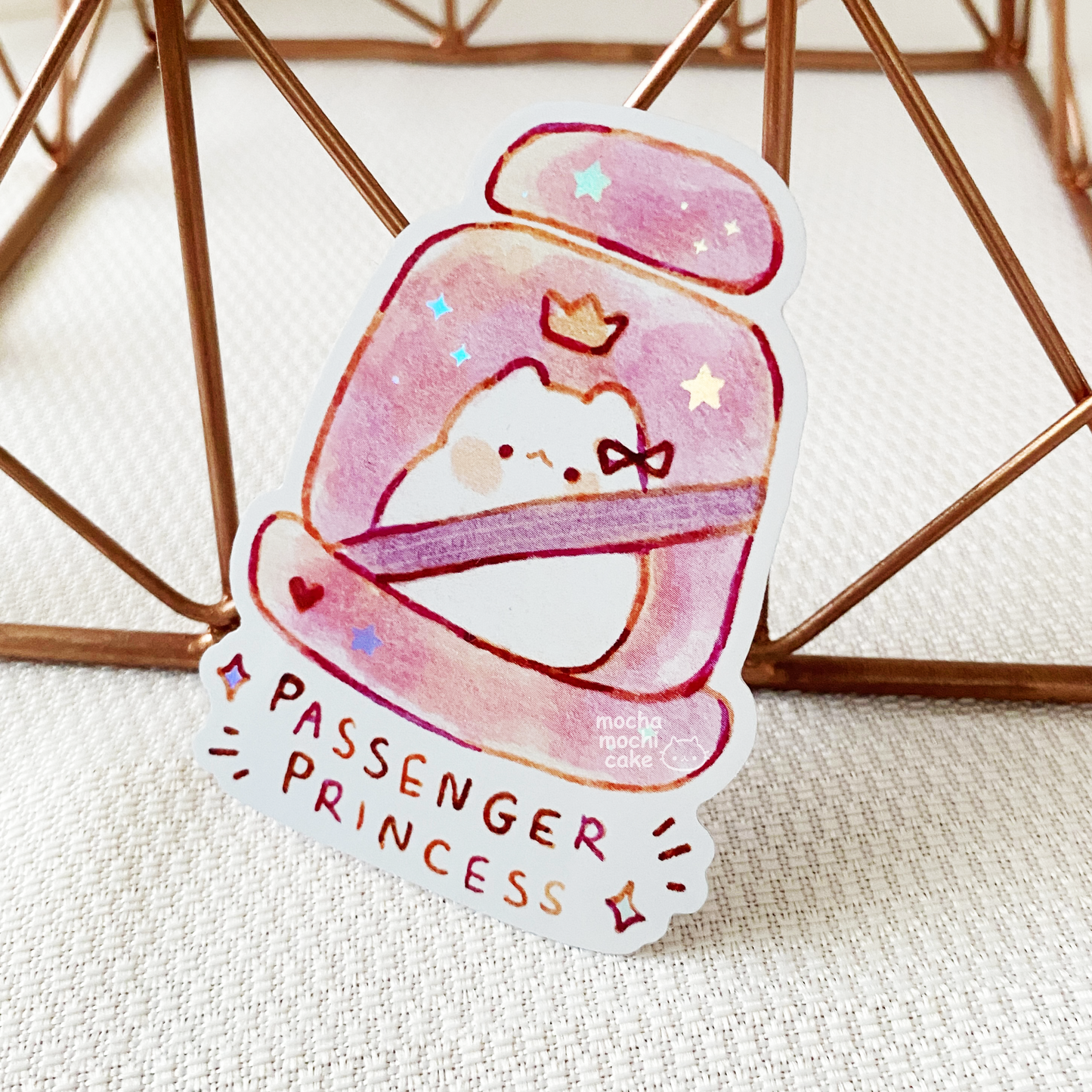 Passenger Princess Vinyl Sticker