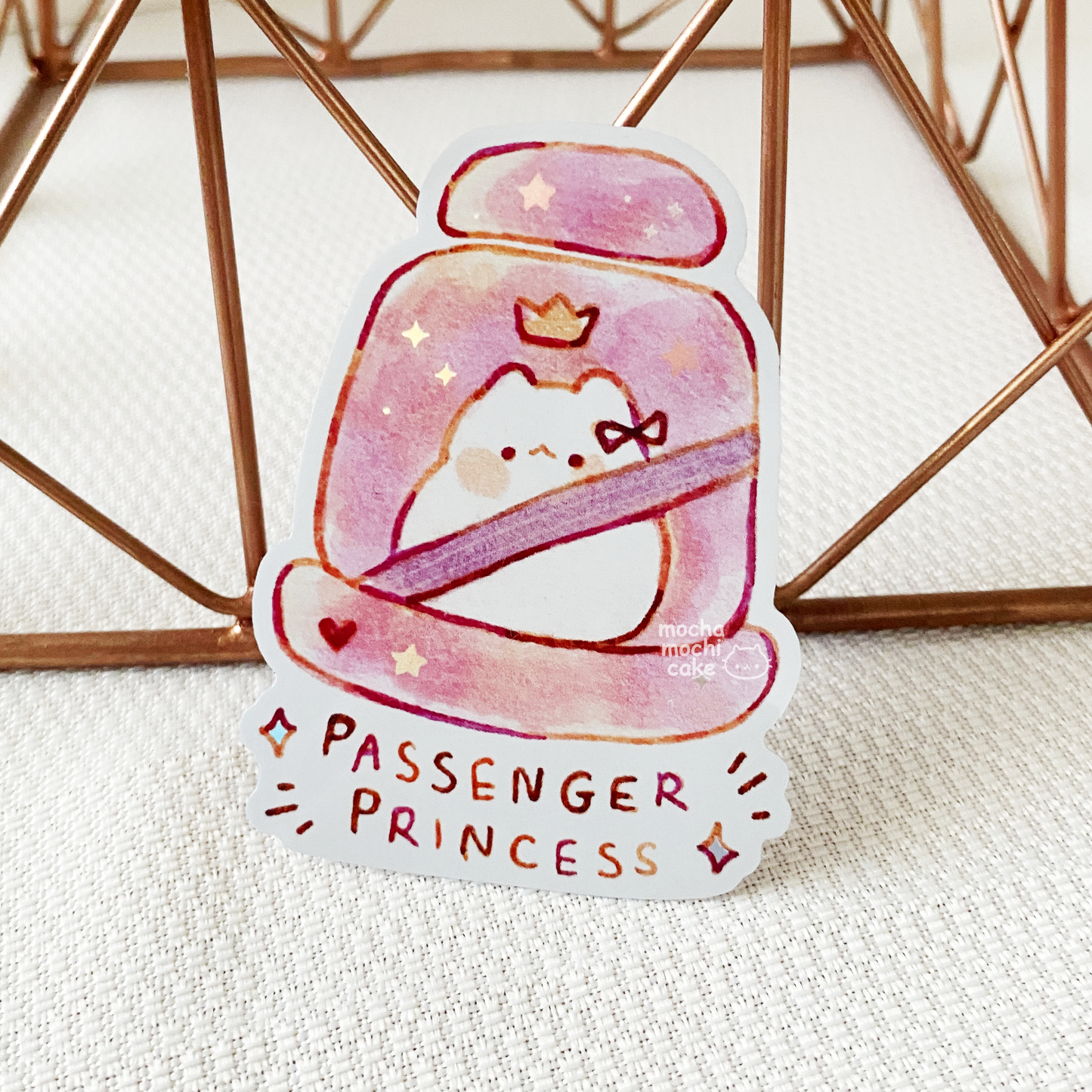 Passenger Princess Vinyl Sticker