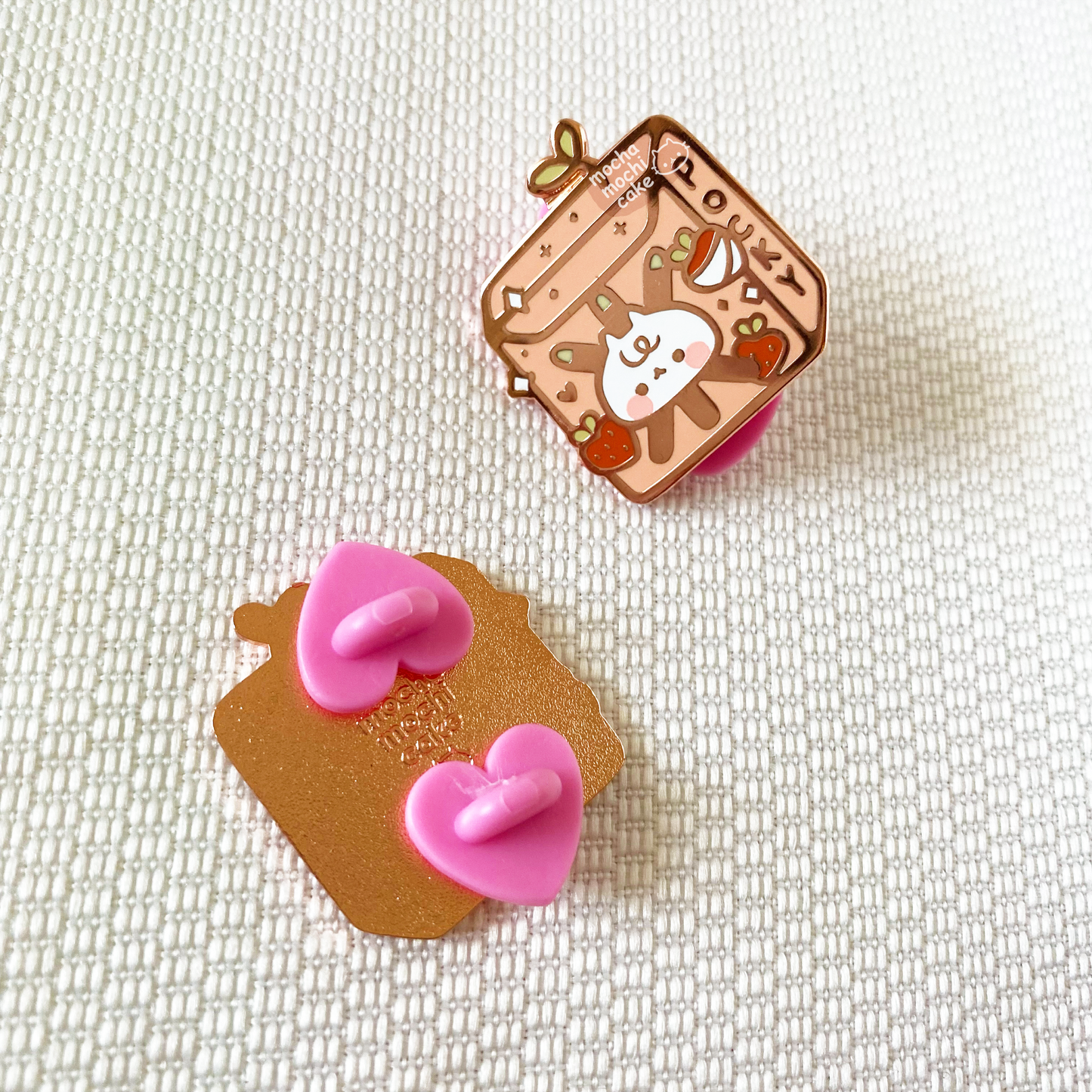 Strawberry Pocky Hard Enamel Pin