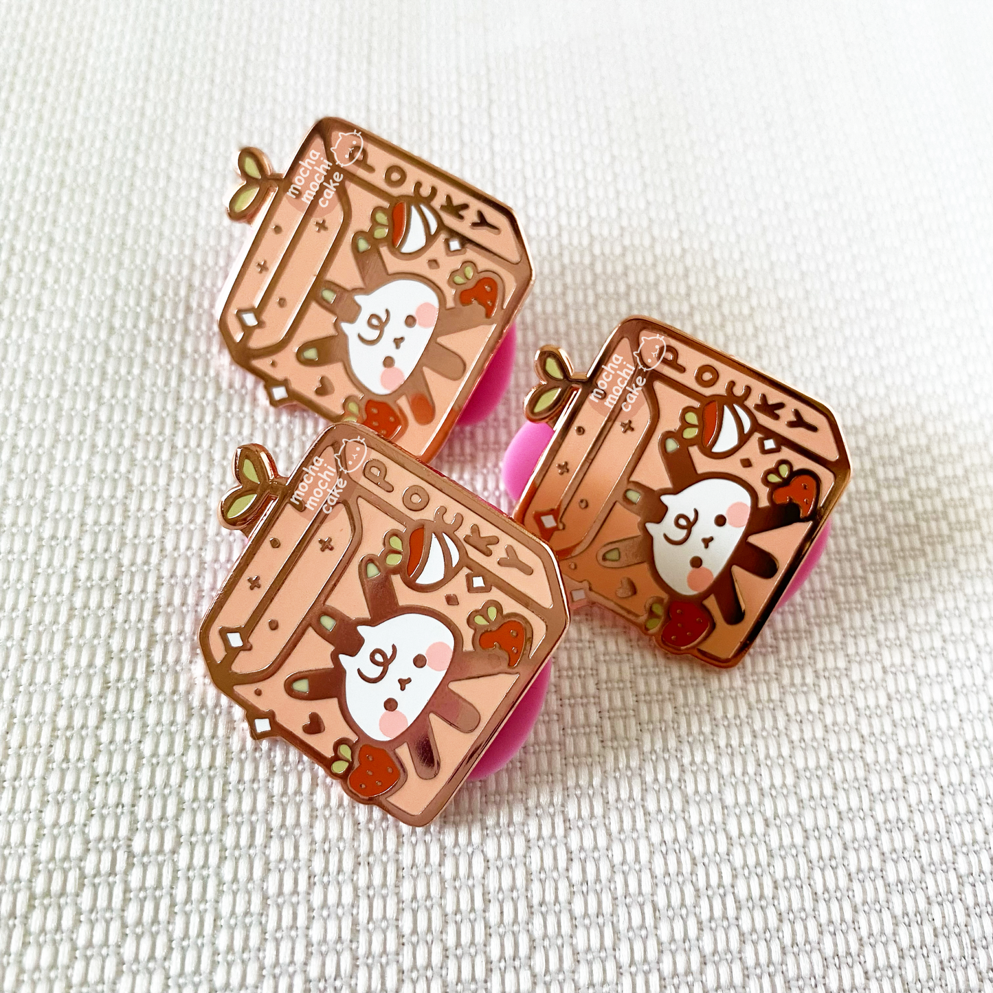 Strawberry Pocky Hard Enamel Pin