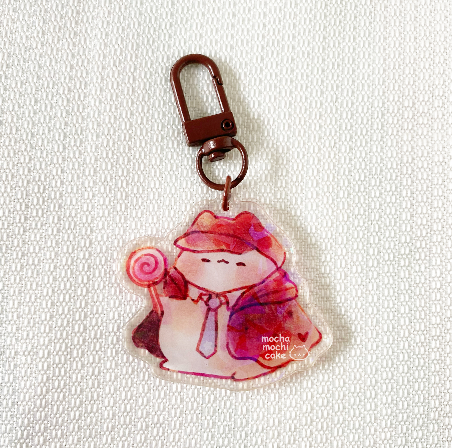 BSD Ranpo Kitty Acrylic Keychain | Bungo Stray Dogs