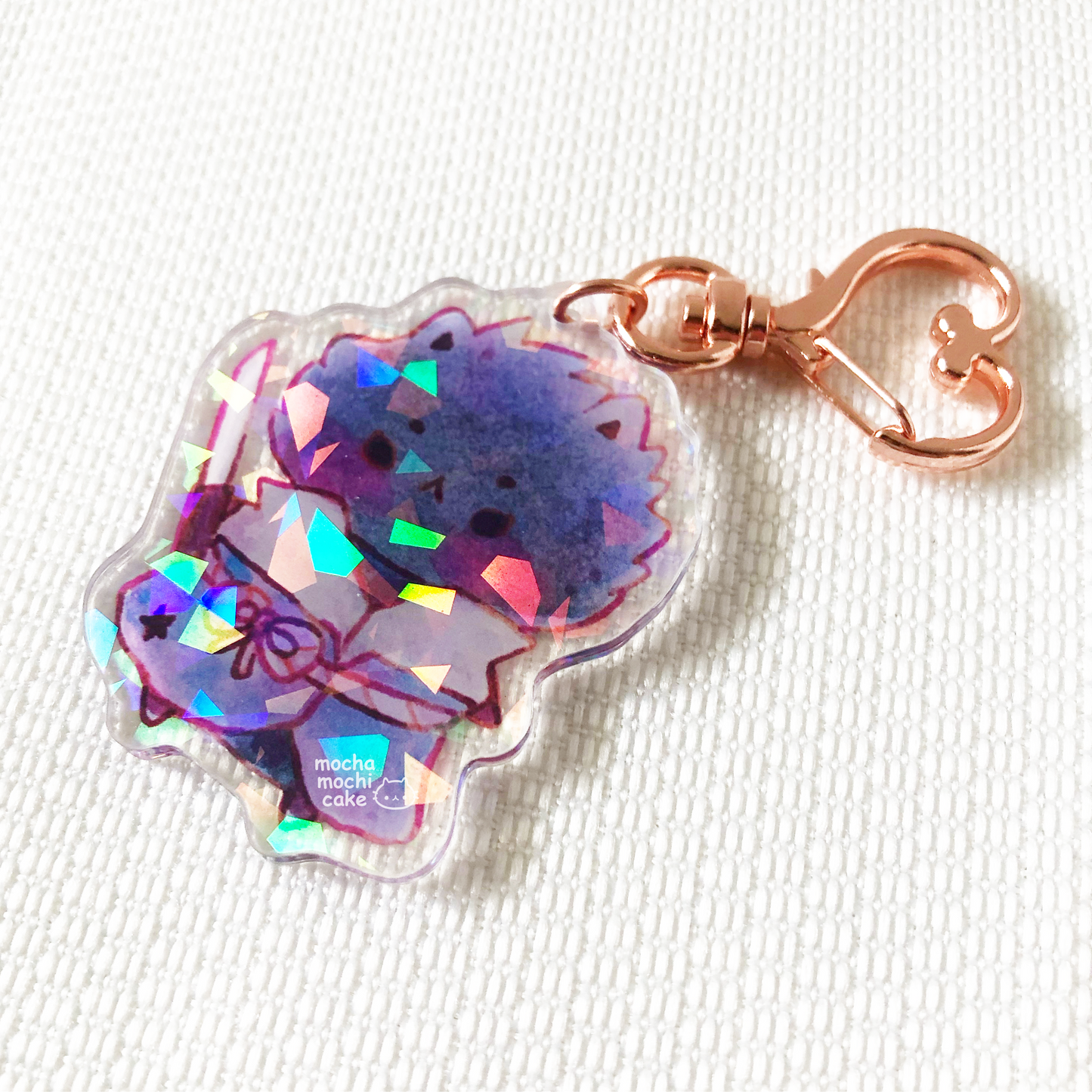 Kitty Sasuke Acrylic Keychain | Naruto