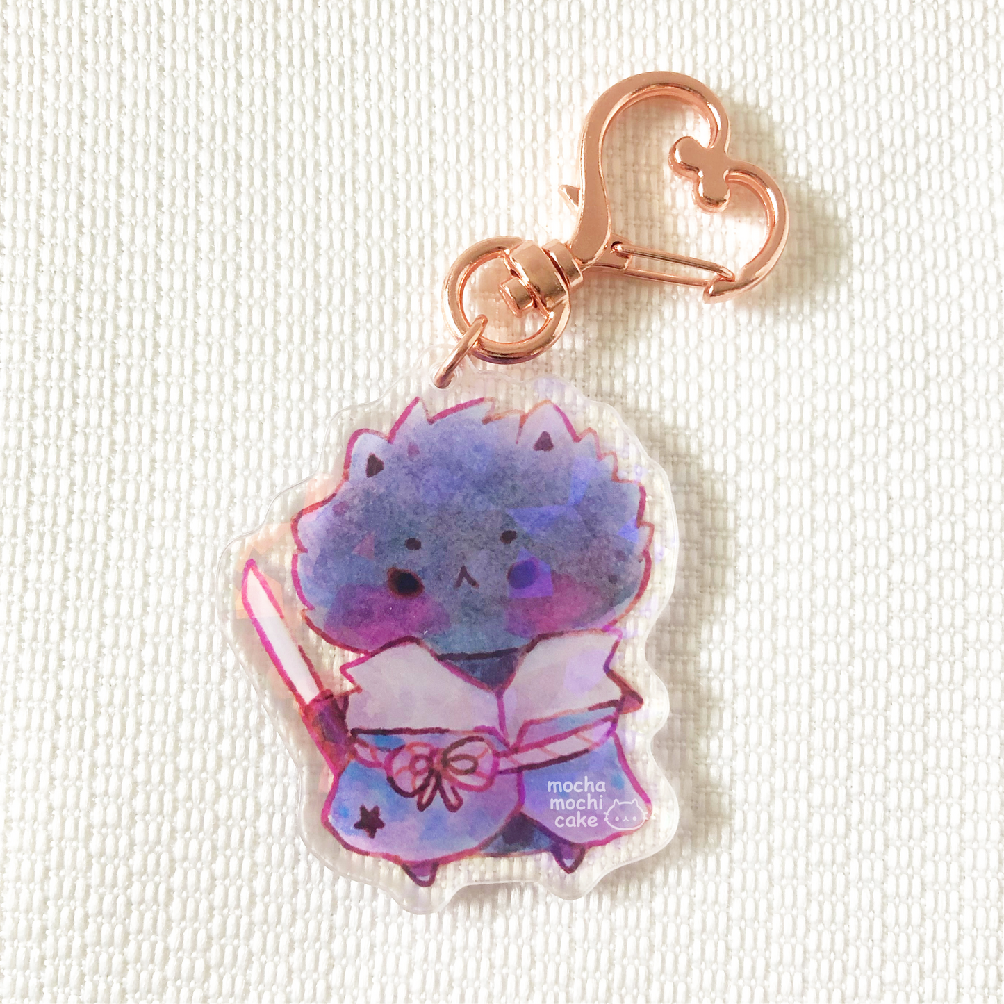 Kitty Sasuke Acrylic Keychain | Naruto