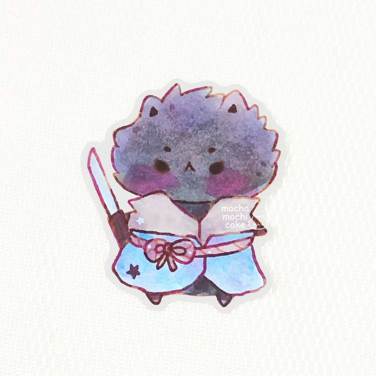Kitty Sasuke Vinyl Sticker | Naruto
