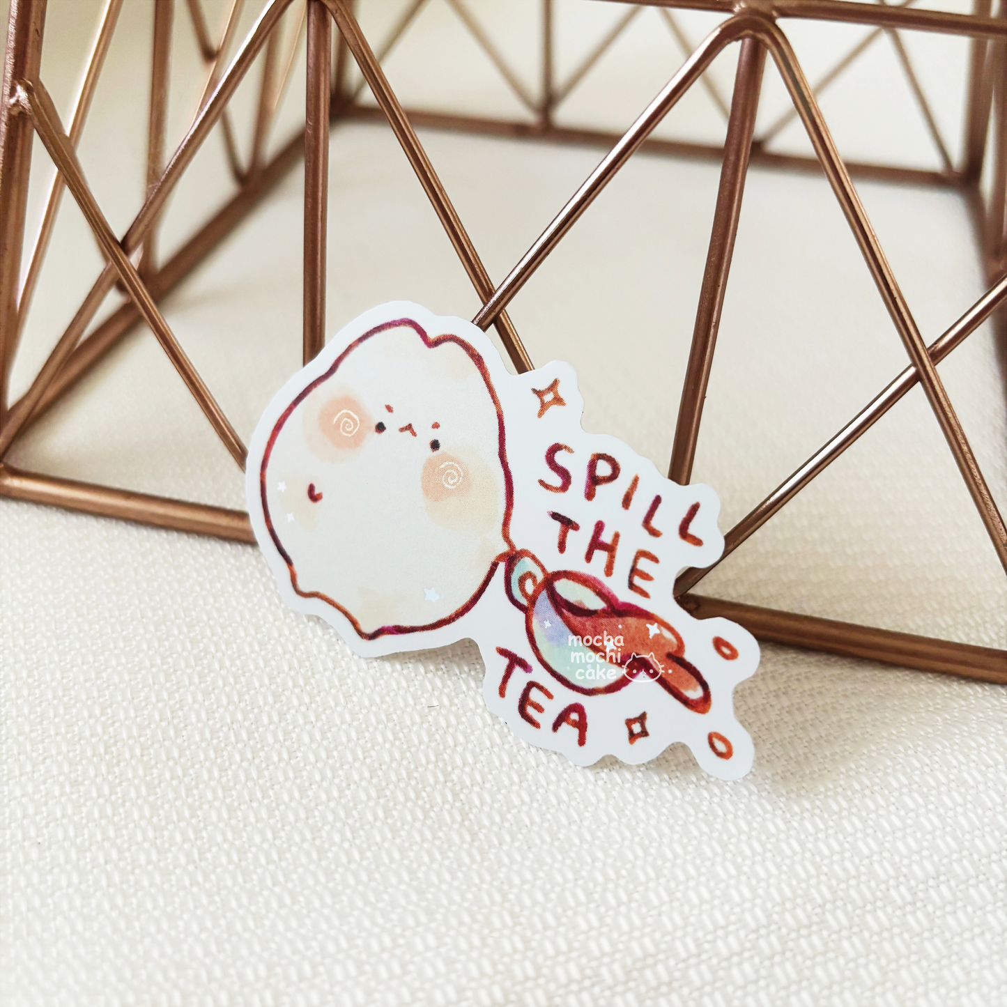 Spill The Tea Vinyl Sticker