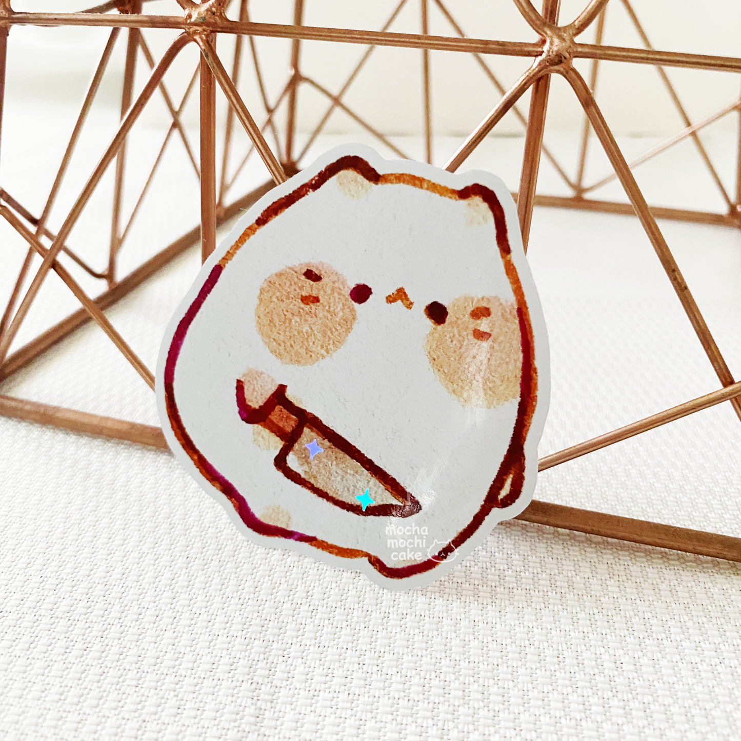 Stabby Kitty Vinyl Sticker