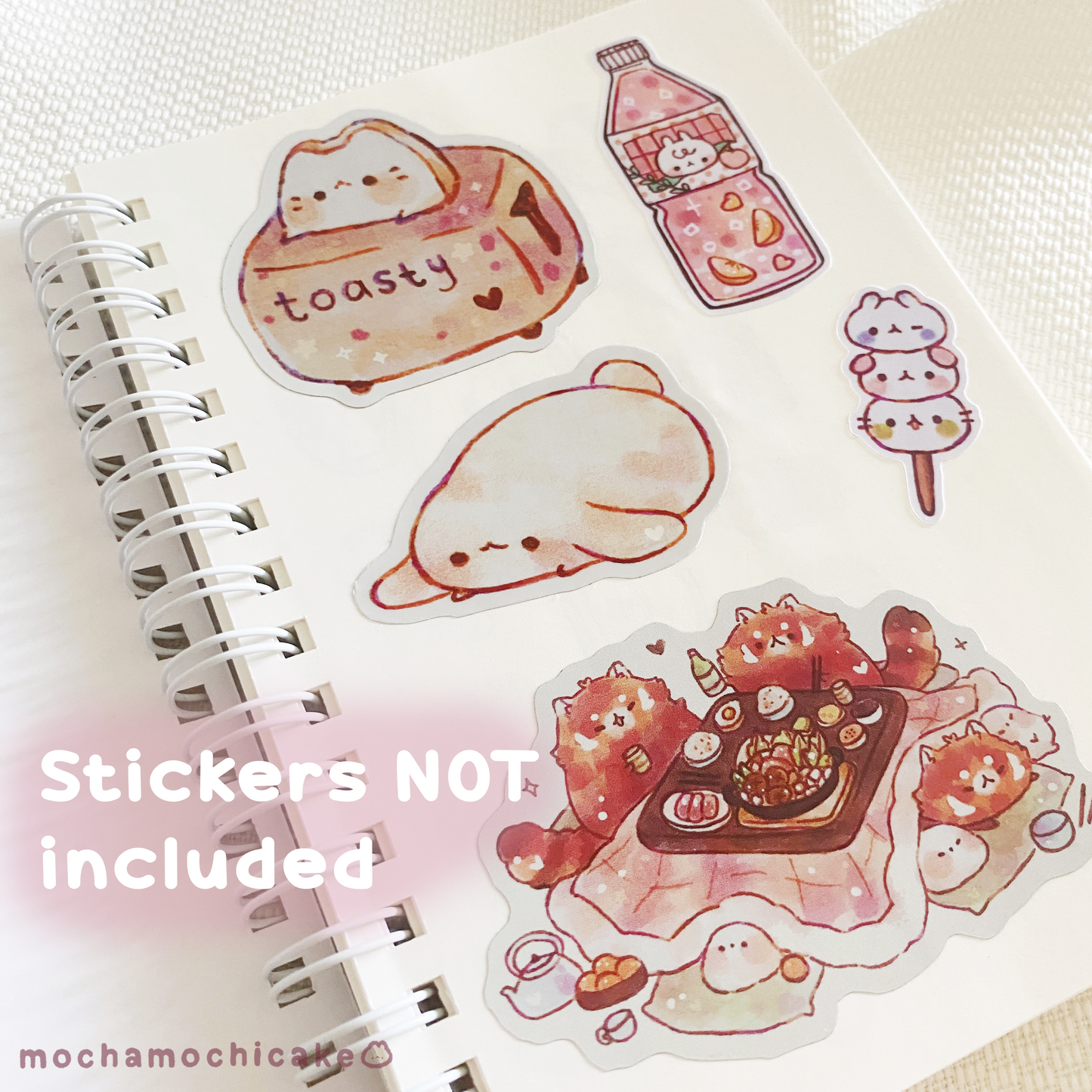 Chonky Animals Reusable Sticker Book