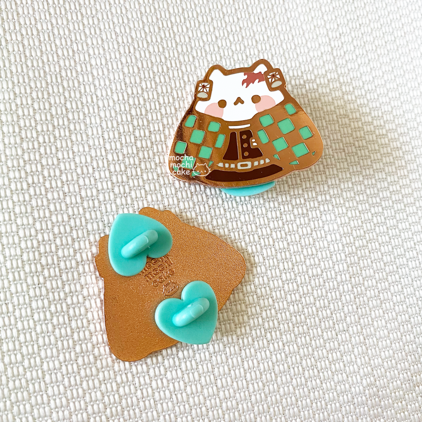 Tanjiro Kitty Hard Enamel Pin | Demon Slayer
