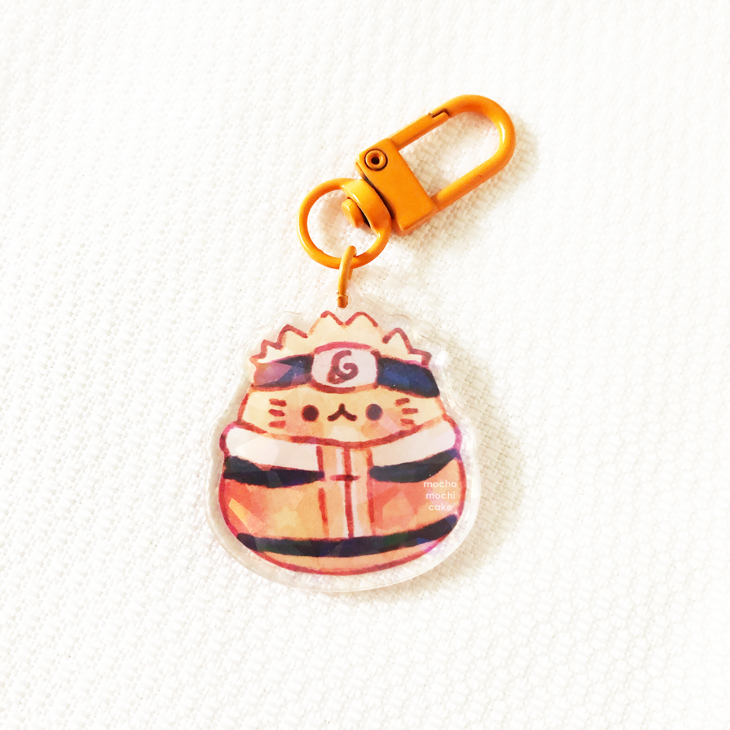 Mochi Naruto Team 7 Kitties Acrylic Keychain
