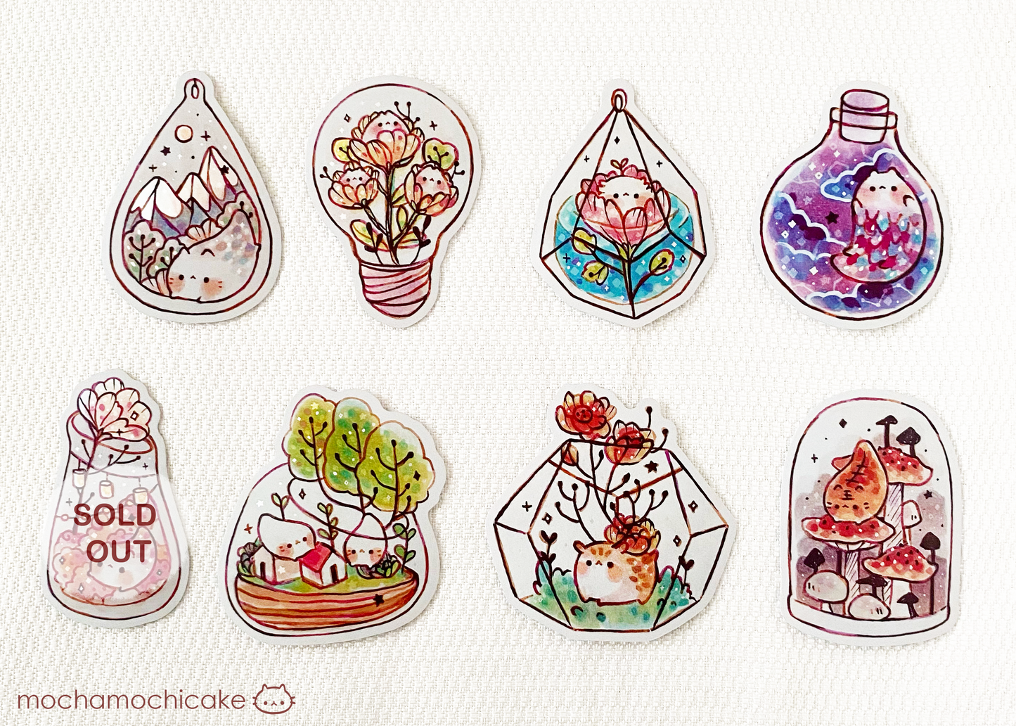 Terrarium Vinyl Stickers