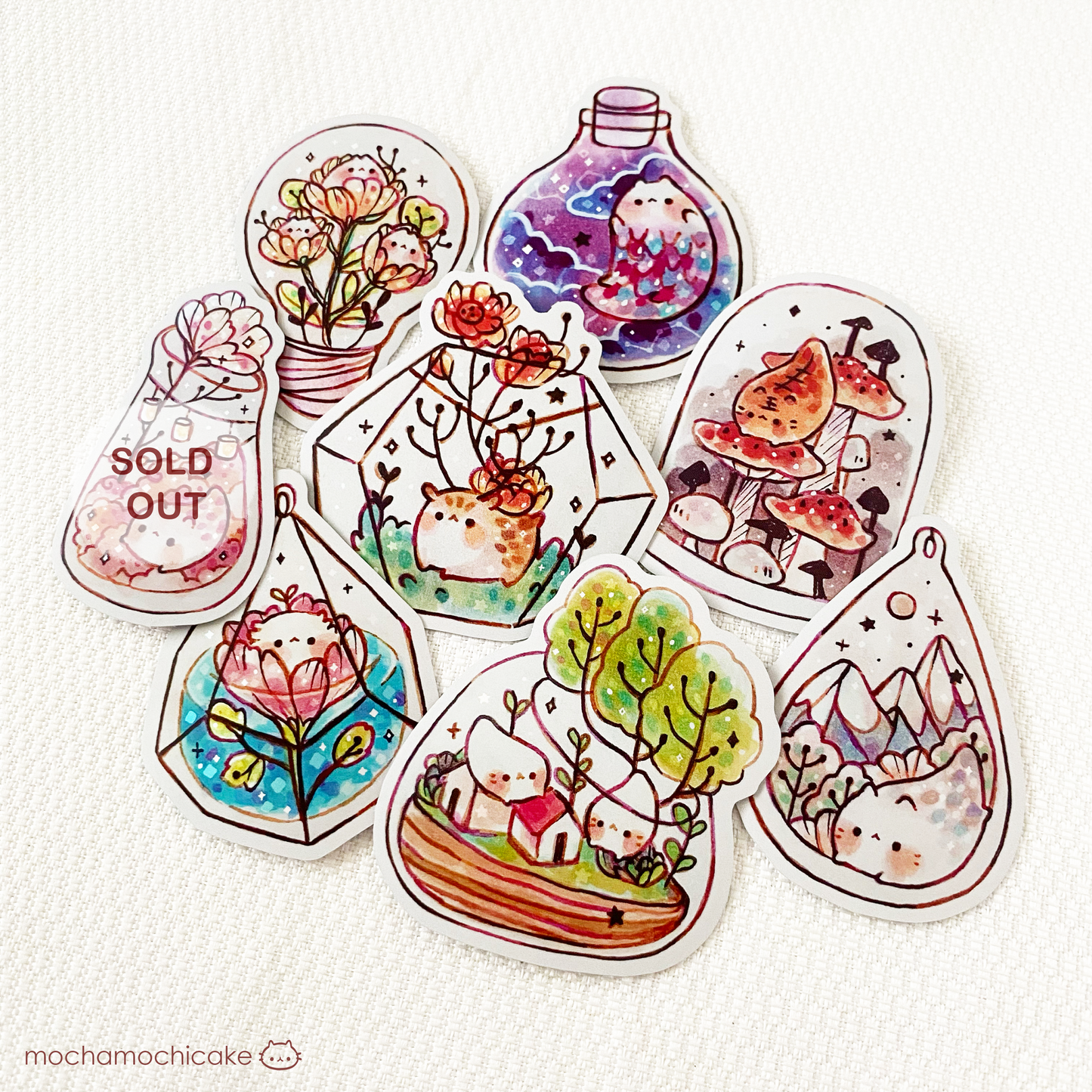 Terrarium Vinyl Stickers