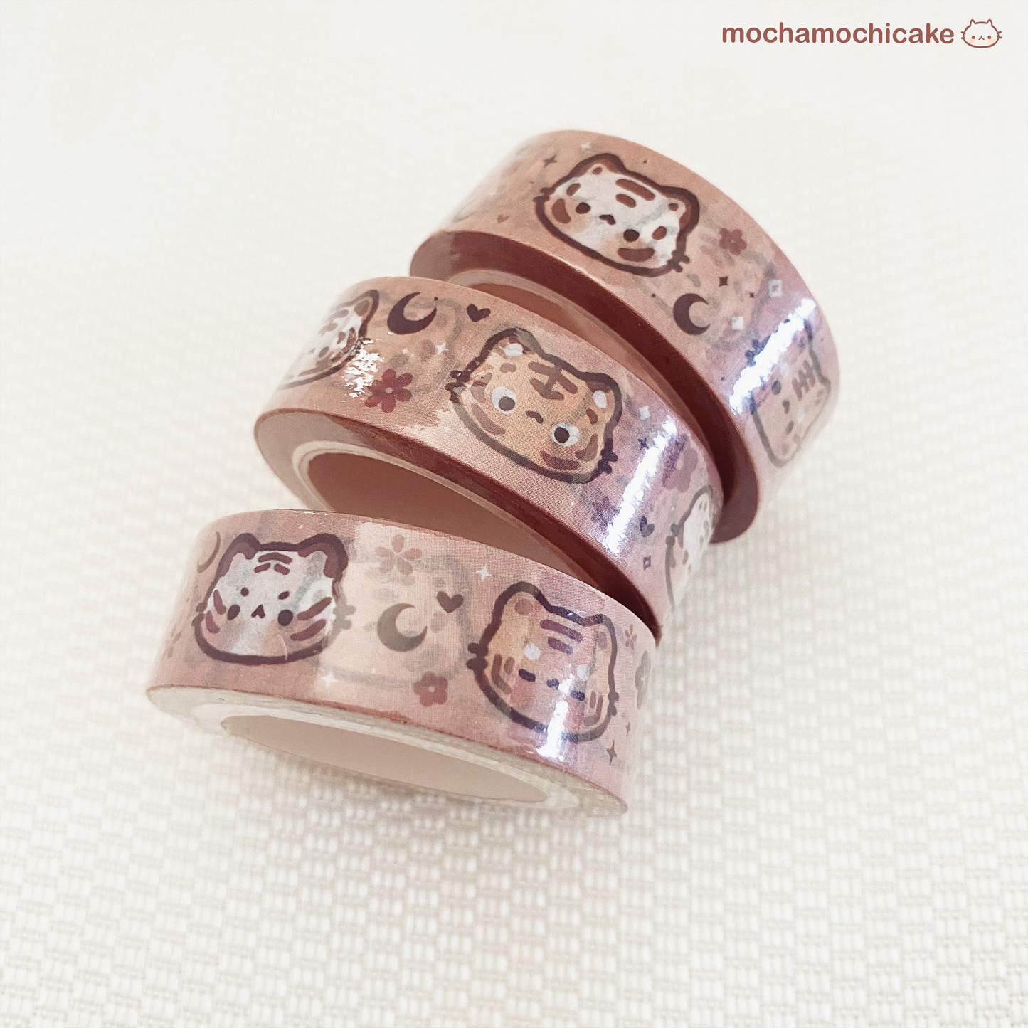 Dreamy Flower Tigers Washi Tape