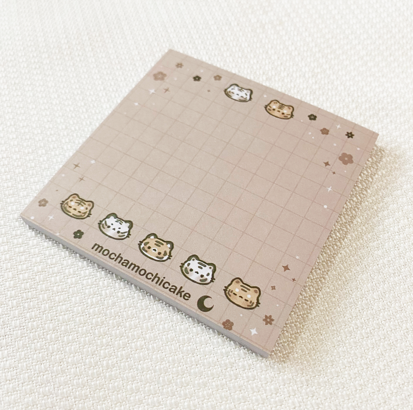 Dreamy Flower Tigers Memo Pad