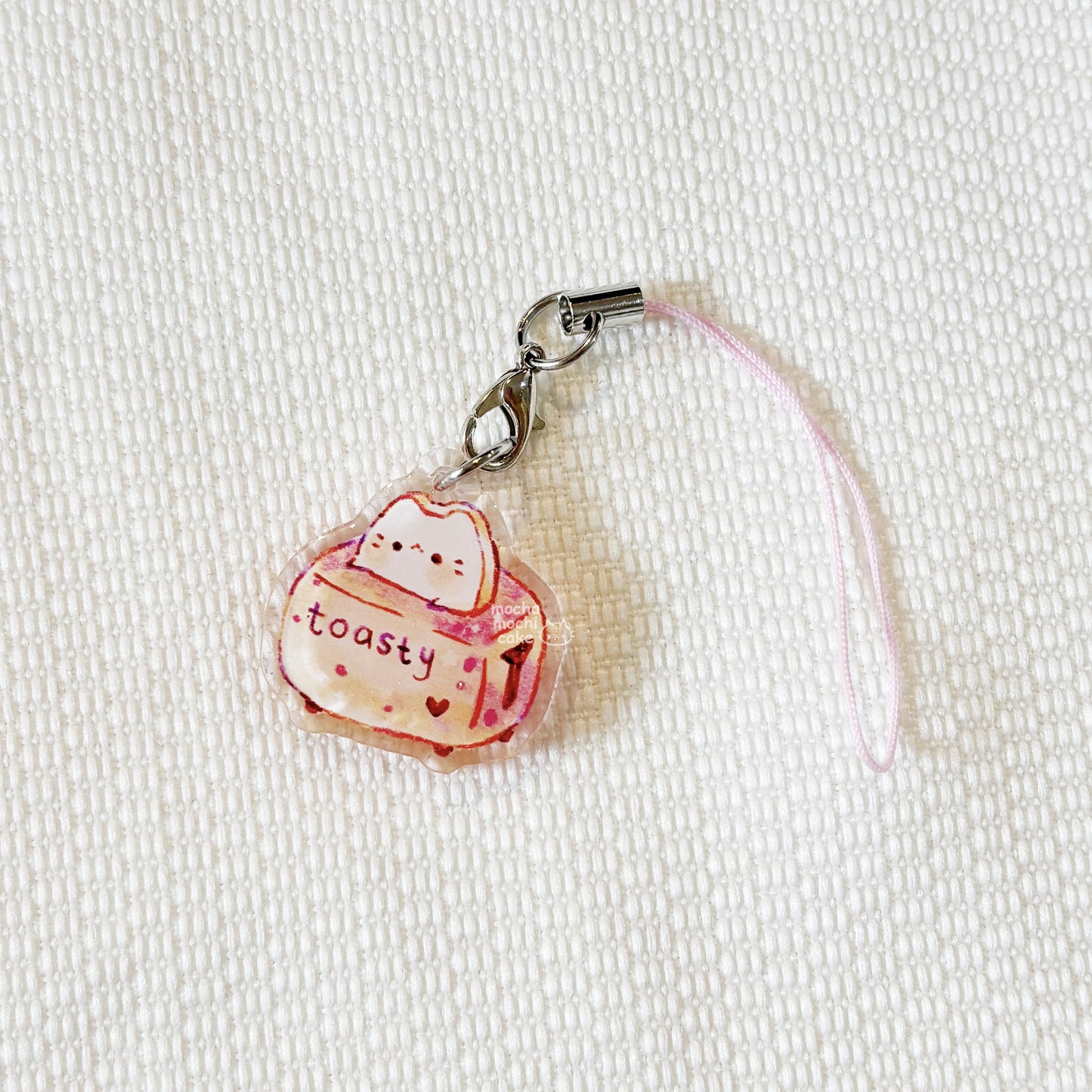Toasty Kitty Phone Charm