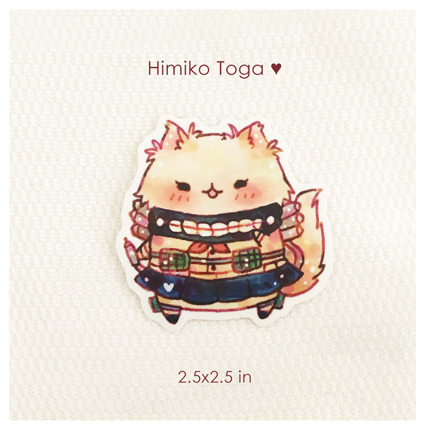 BNHA Kitty Vinyl Stickers | My Hero Academia
