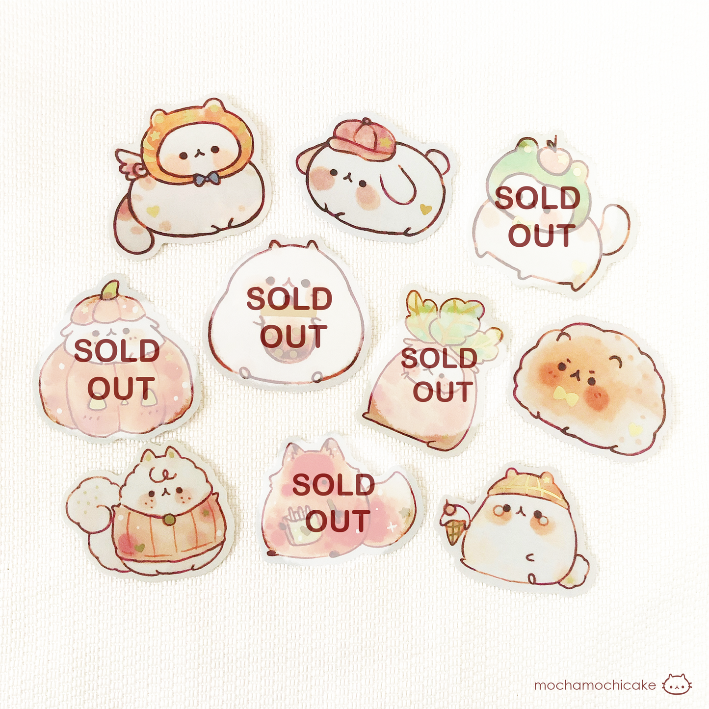 Cute Chonky Animals Vinyl Stickers