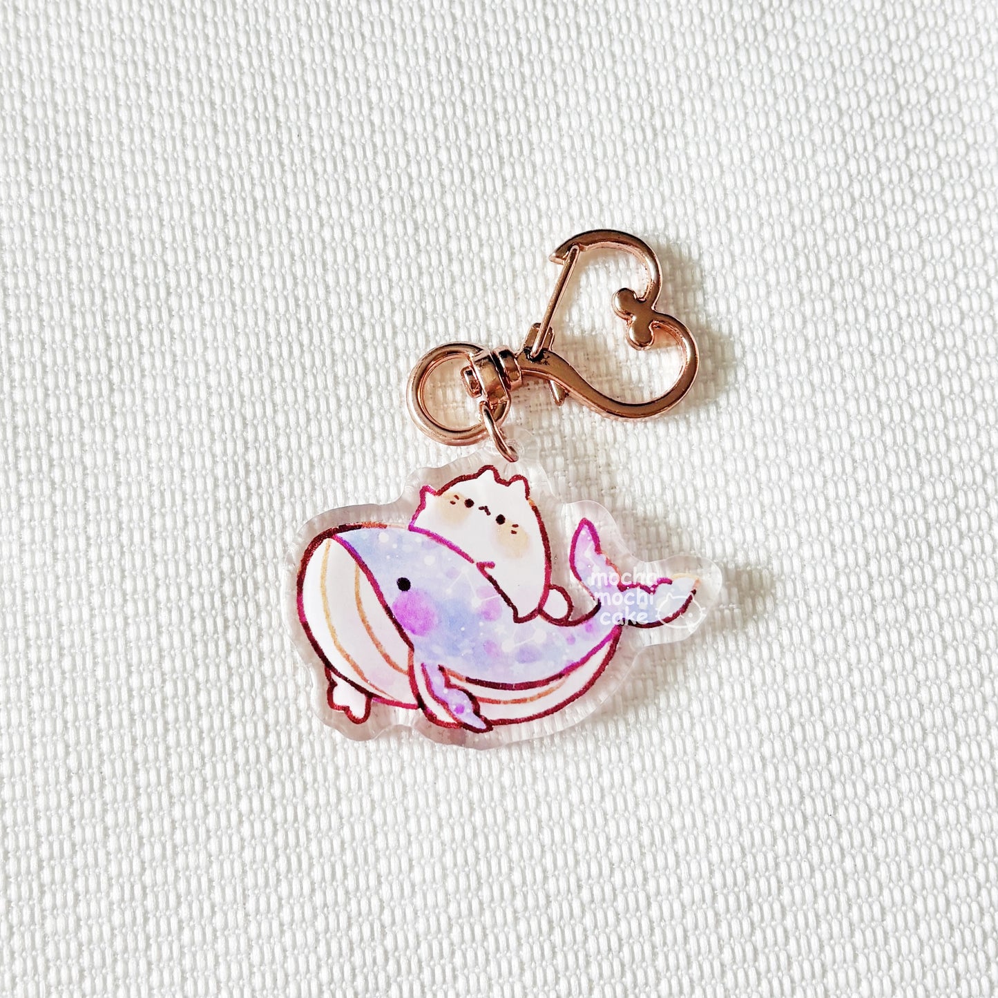 Dreamy Whale Acrylic Keychain