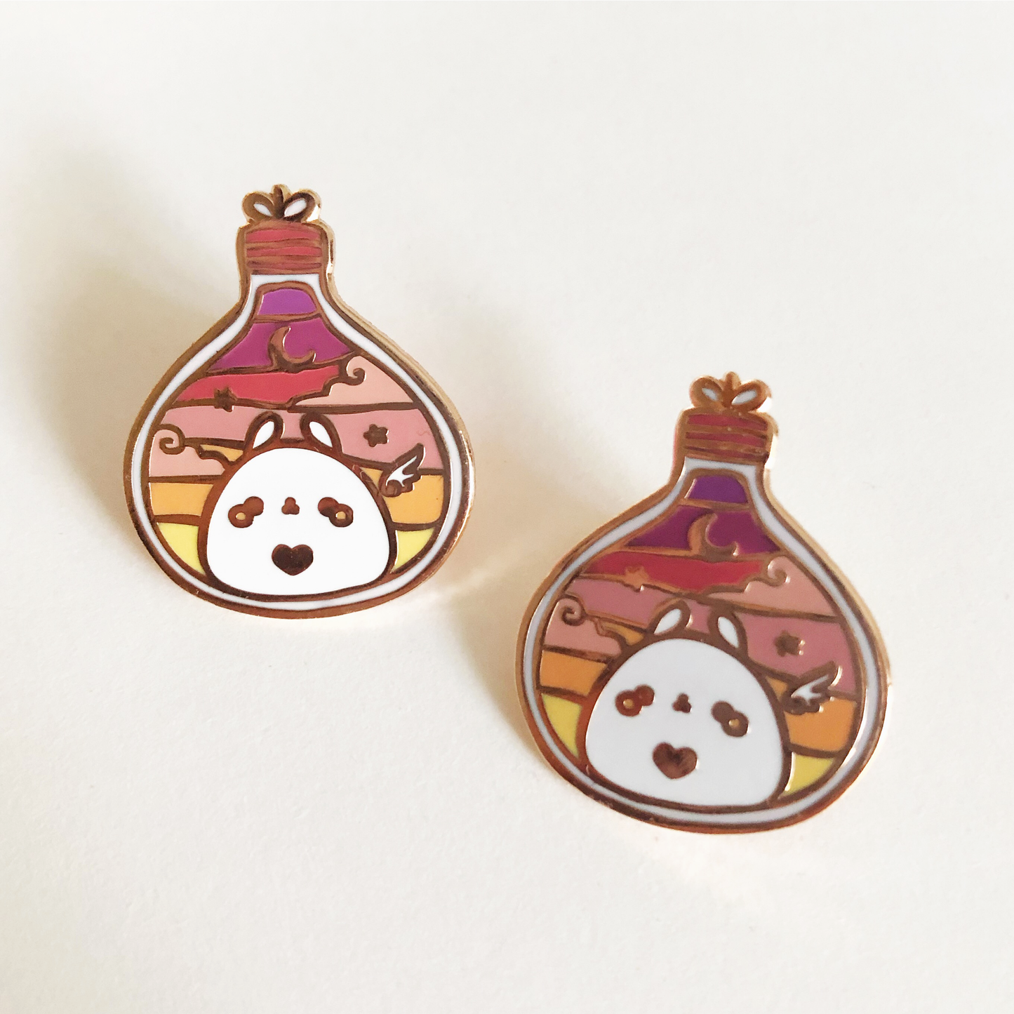 Bunny Lightbulb Hard Enamel Pin