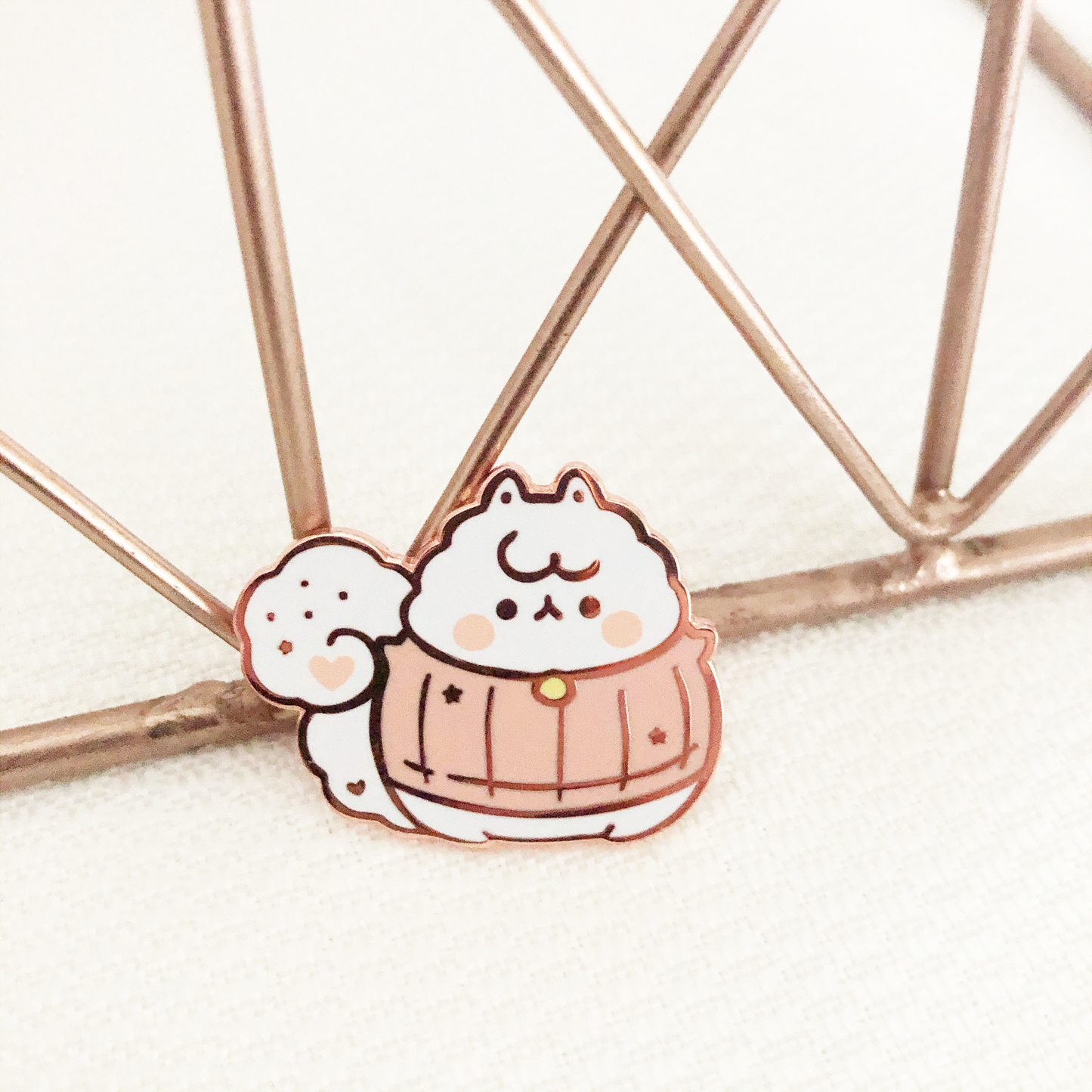 Cozy Chonky Sweater Cat Hard Enamel Pin