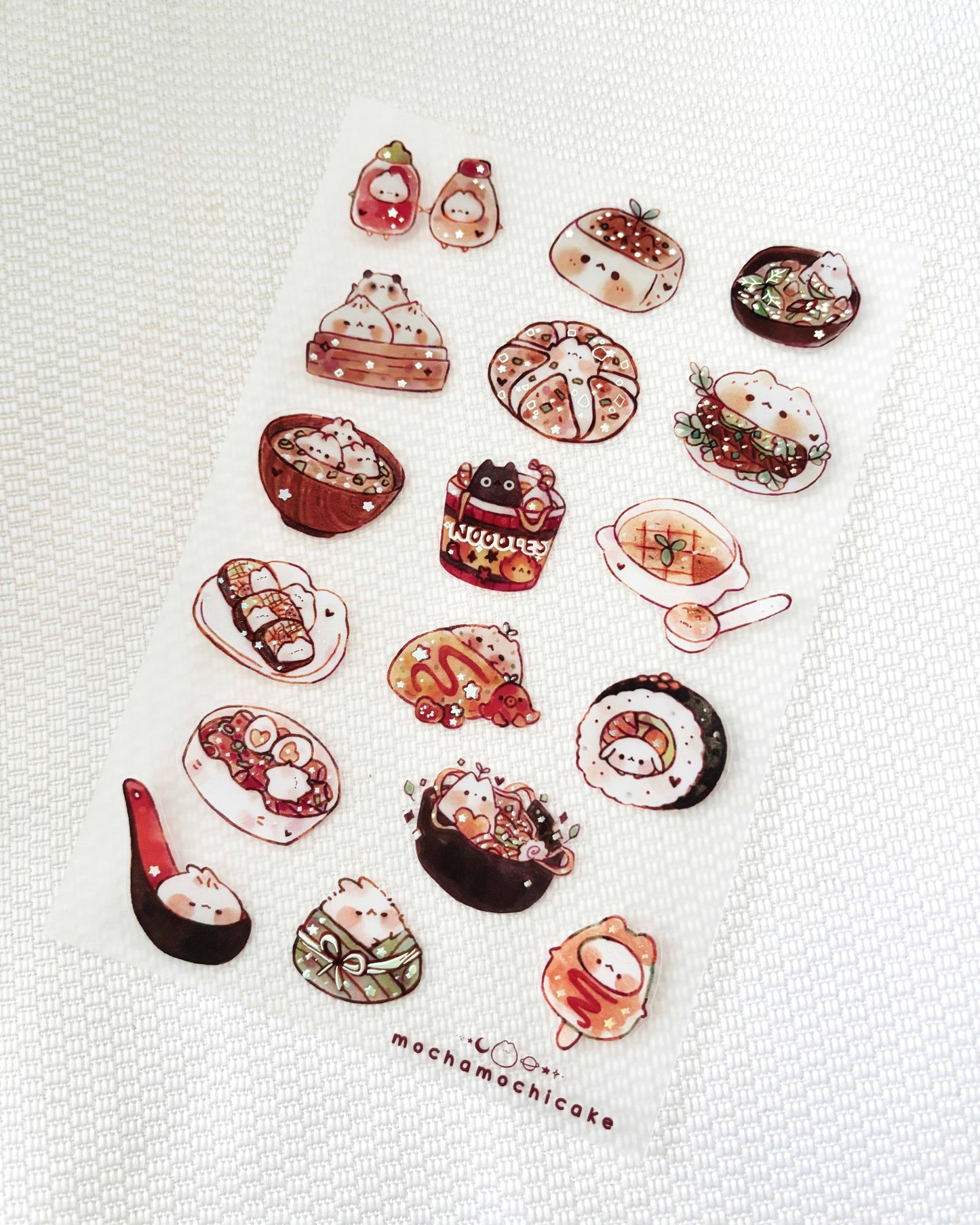 Little Foods Clear Matte Sticker Sheet