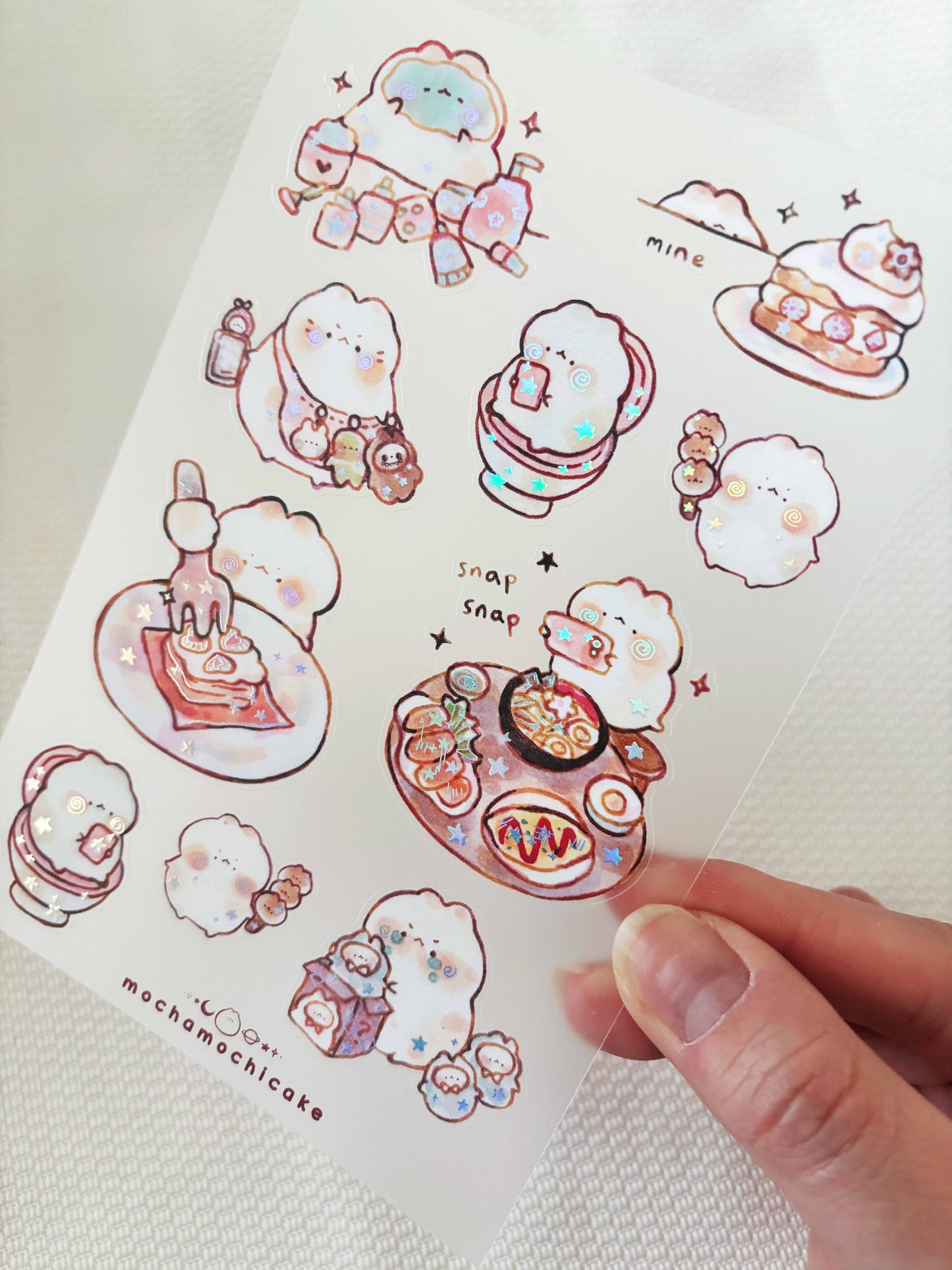 Kitty Life Clear Matte Sticker Sheet