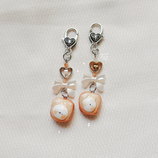 Miffy Bread Polymer Clay Keychain