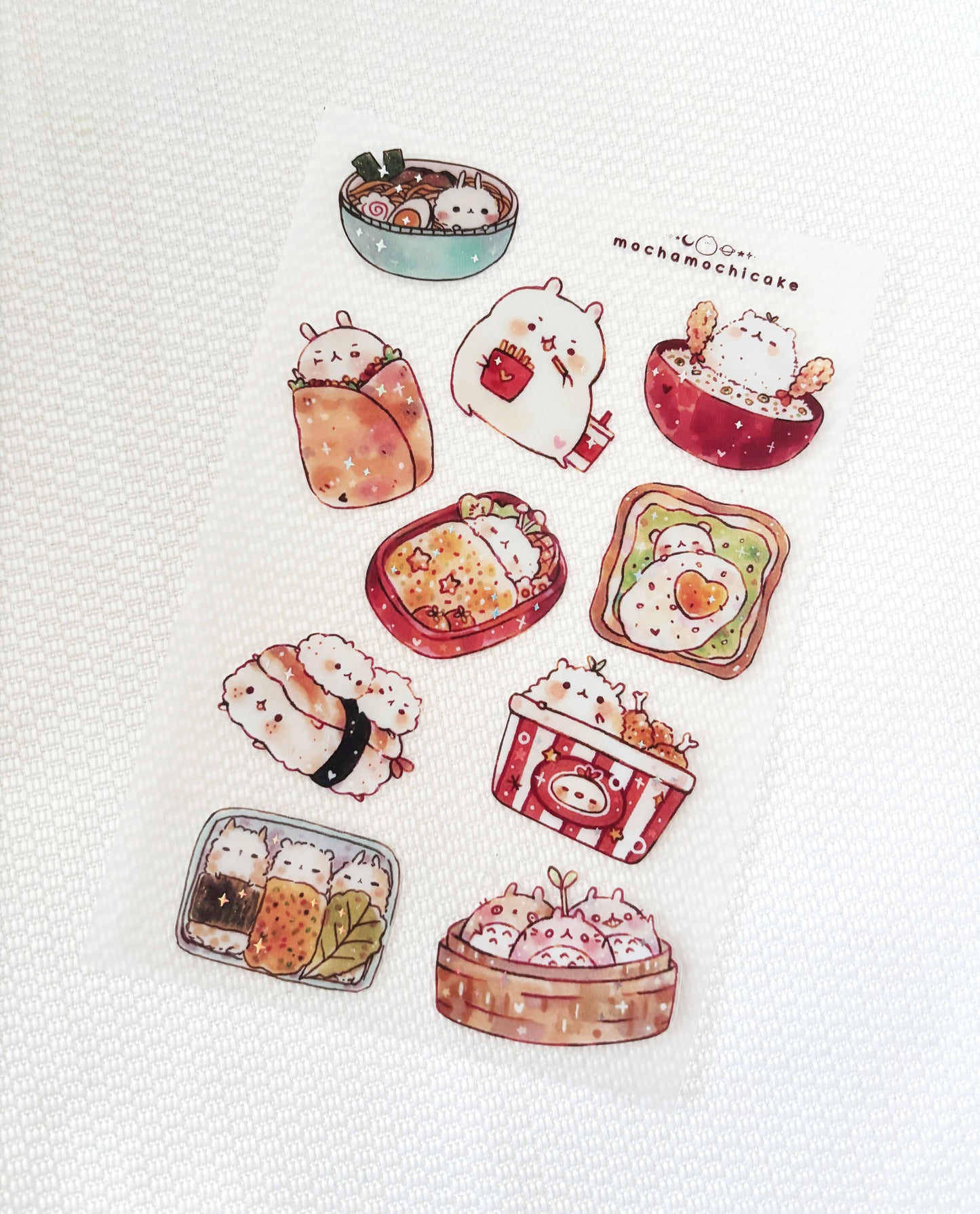 Food Clear Matte Sticker Sheet