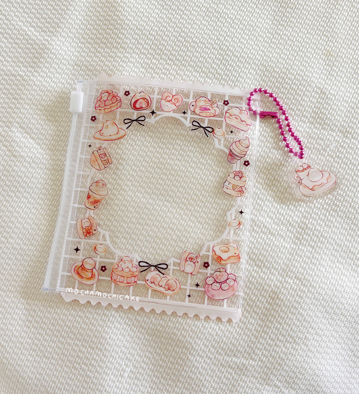 Desserts PVC Zipper Pouch