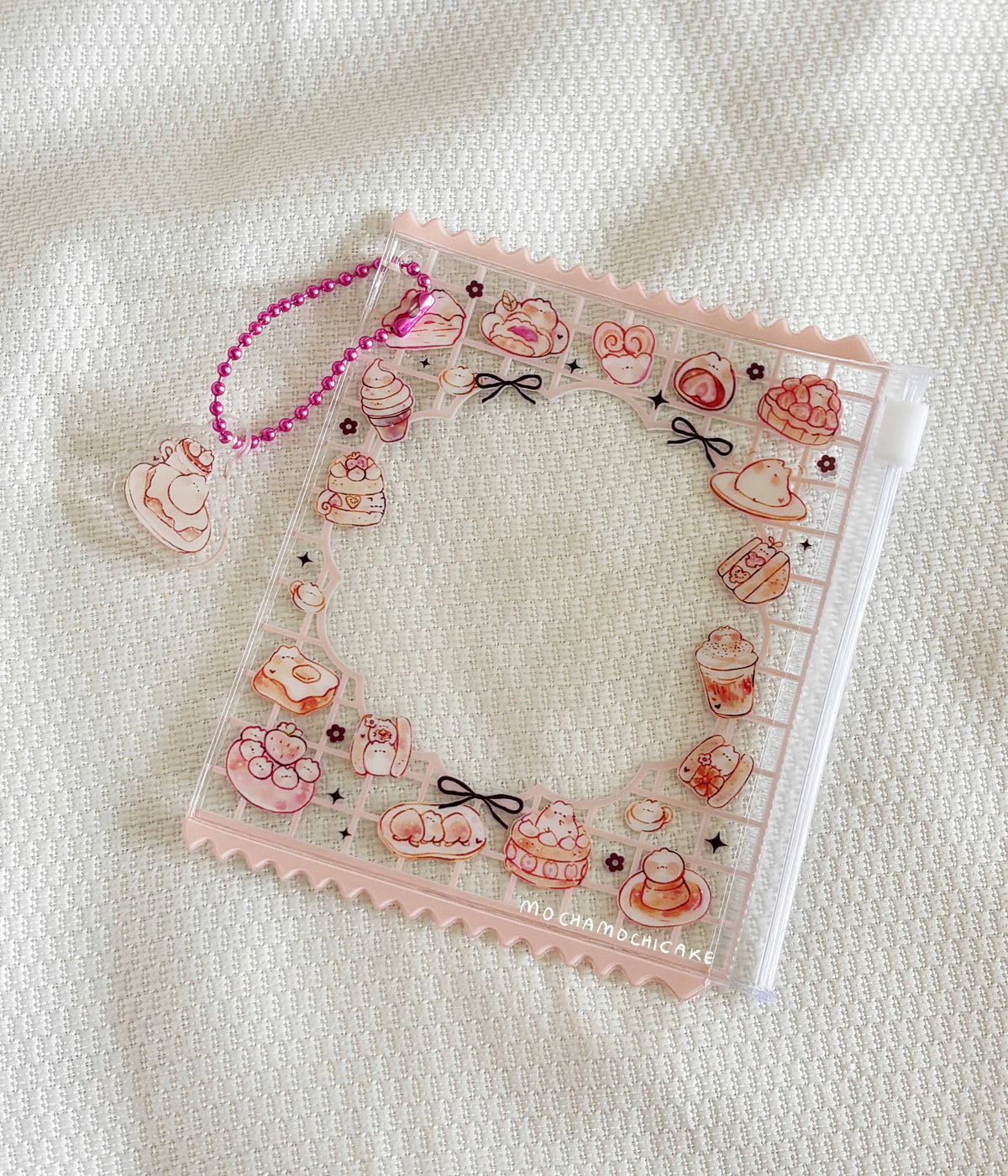 Desserts PVC Zipper Pouch