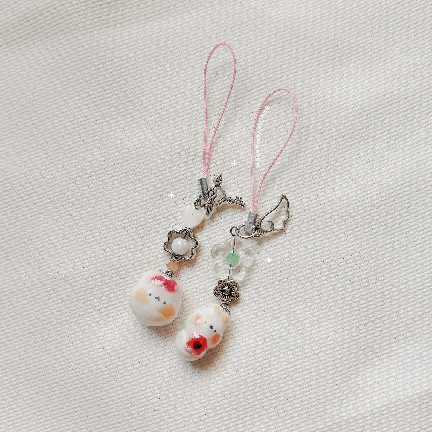 Little Mochi Polymer Clay Phone Charm