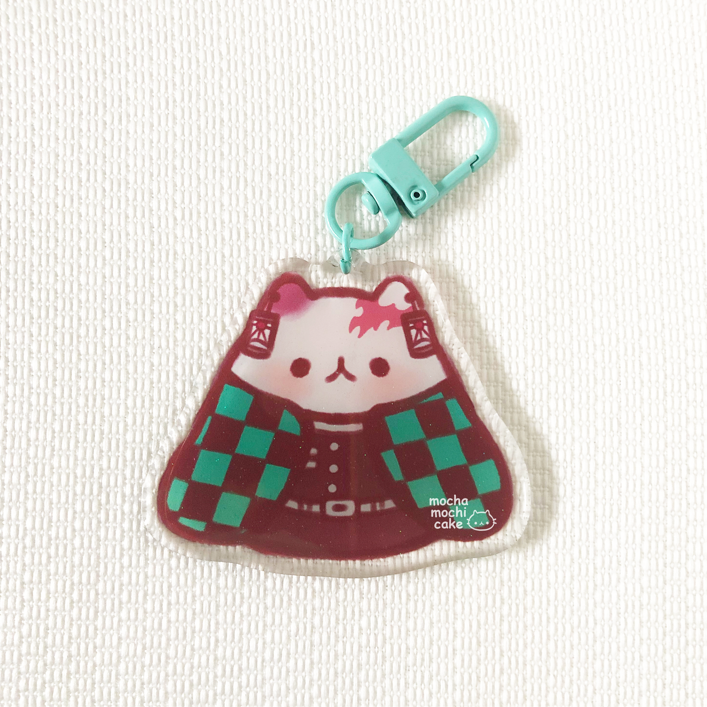 Demon Slayer Kitties Acrylic Keychain