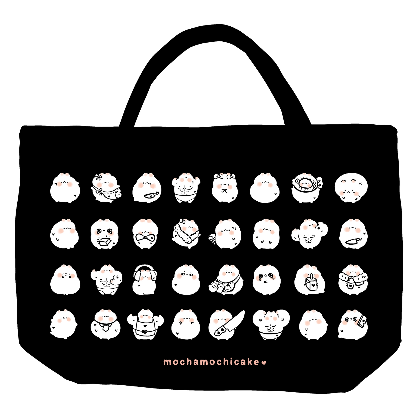 Cats Black Tote Bag