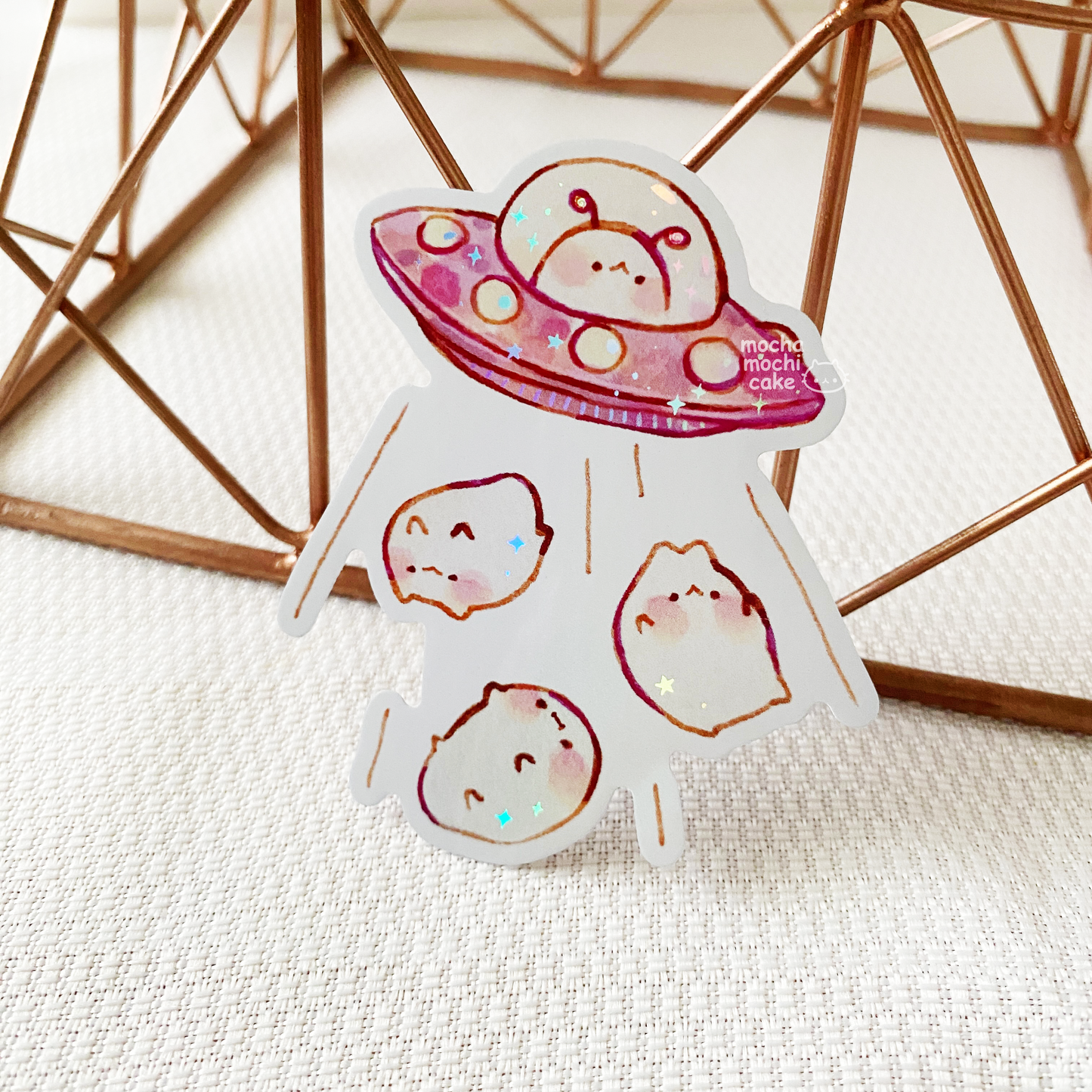 UFO Kitties Vinyl Sticker