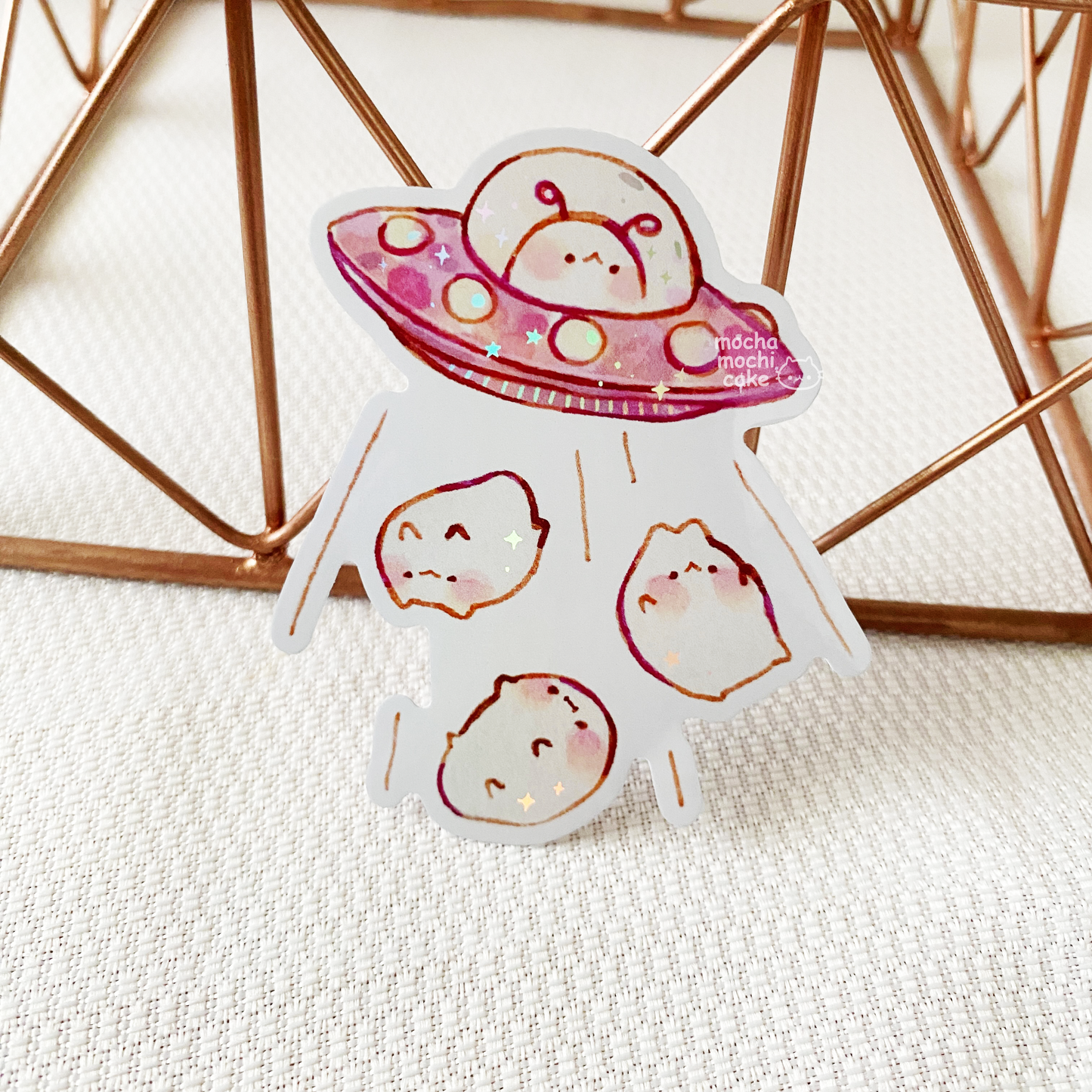 UFO Kitties Vinyl Sticker