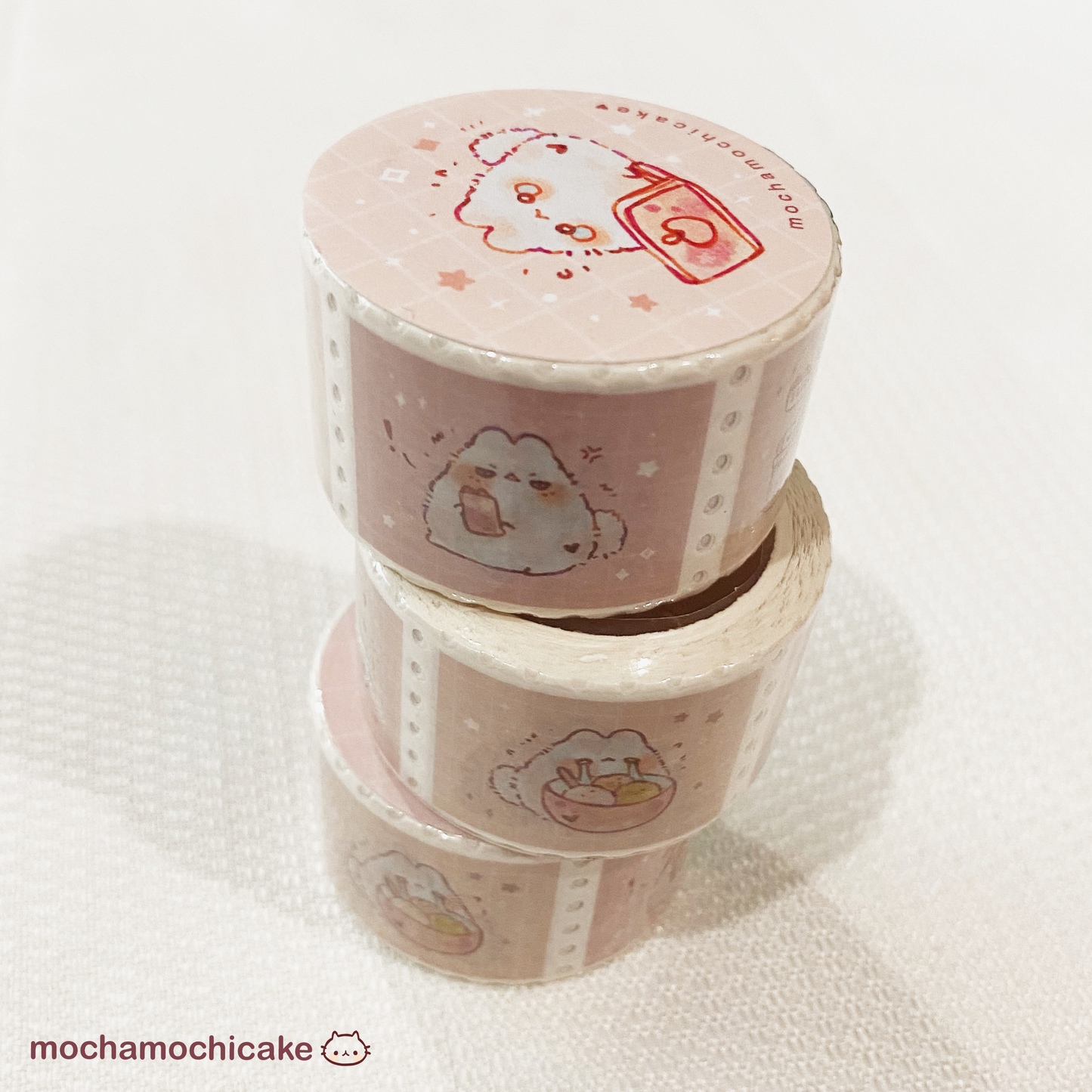 Relatable Working Bunny Life Stamp Washi Tape