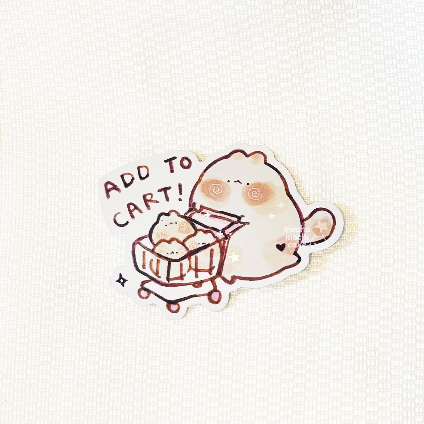 Add to Cart Vinyl Sticker