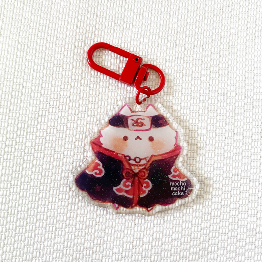 Akatsuki Kitty Acrylic Keychain | Naruto