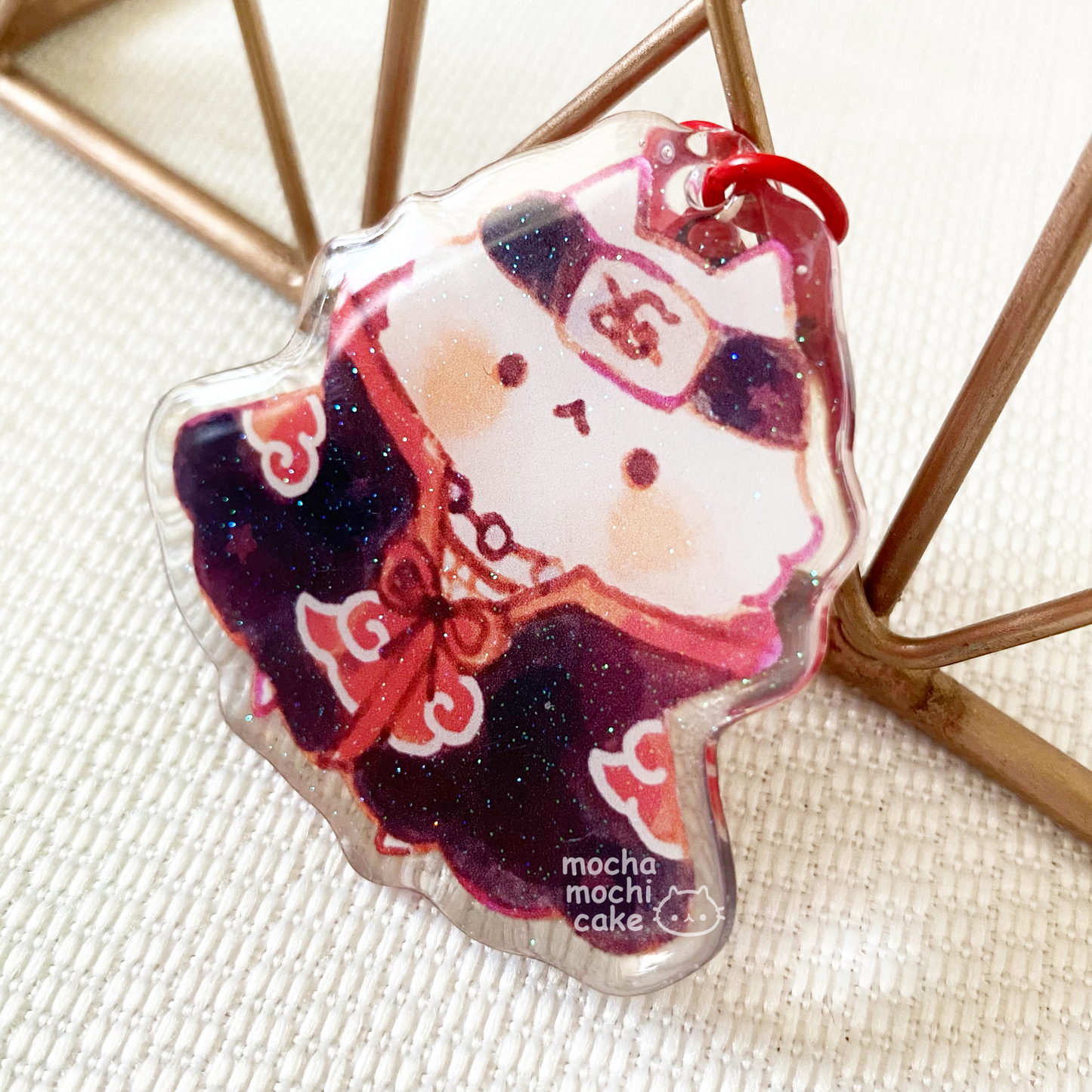 Akatsuki Kitty Acrylic Keychain | Naruto