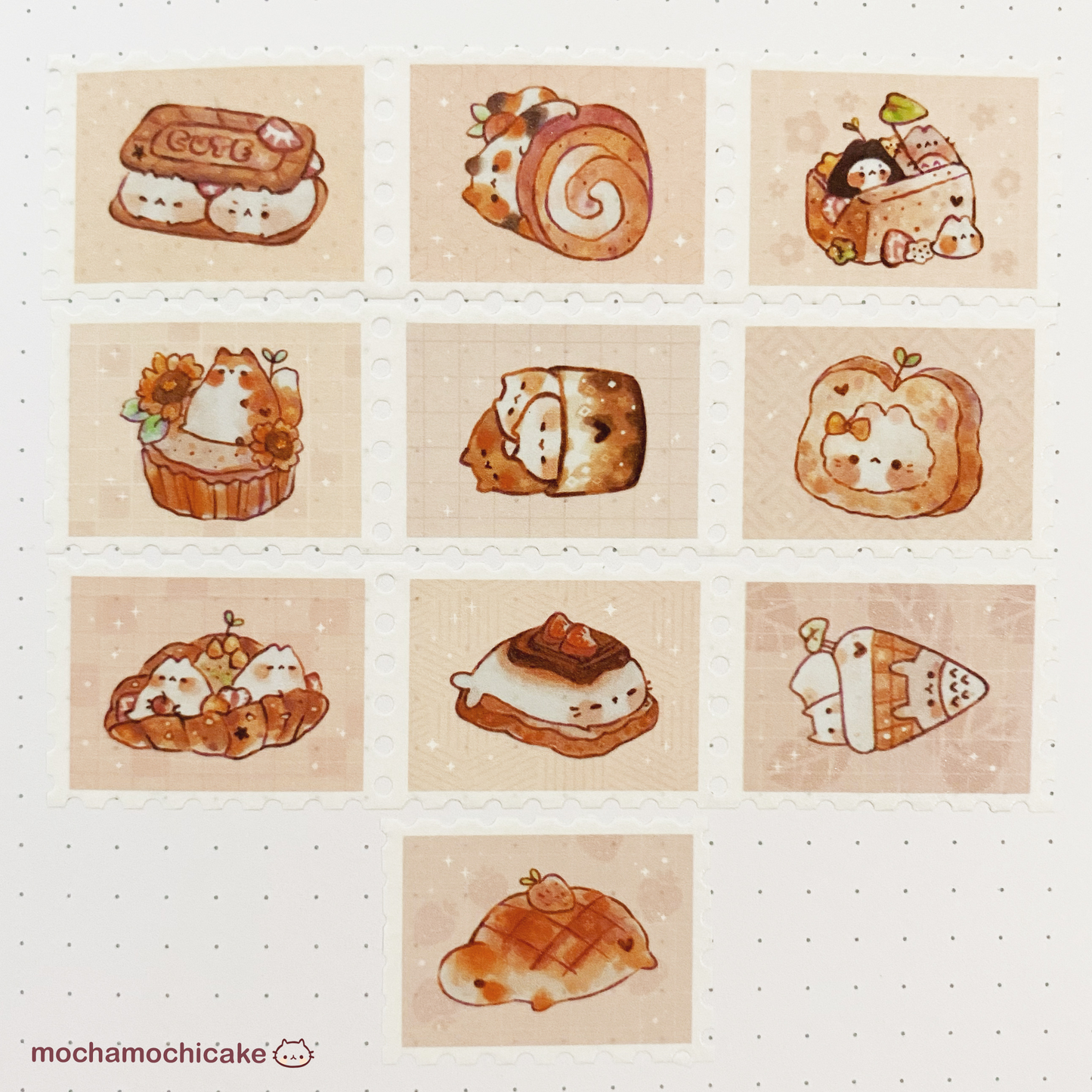 Bakery Stamp Washi Tape